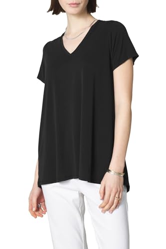 Goldenpoint maglia scollo V manica corta over misto modal