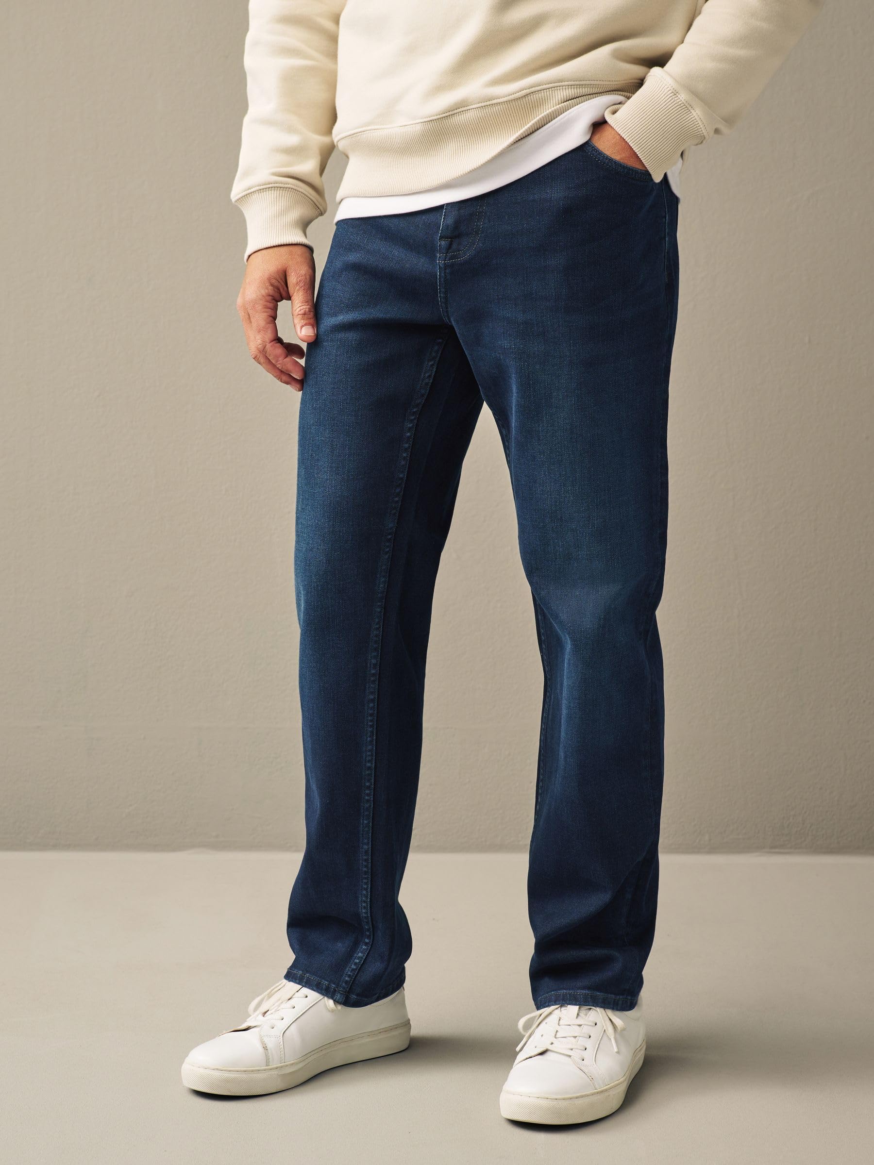 Next Jeans Vintage Uomo Denim Elasticizzato Cotone