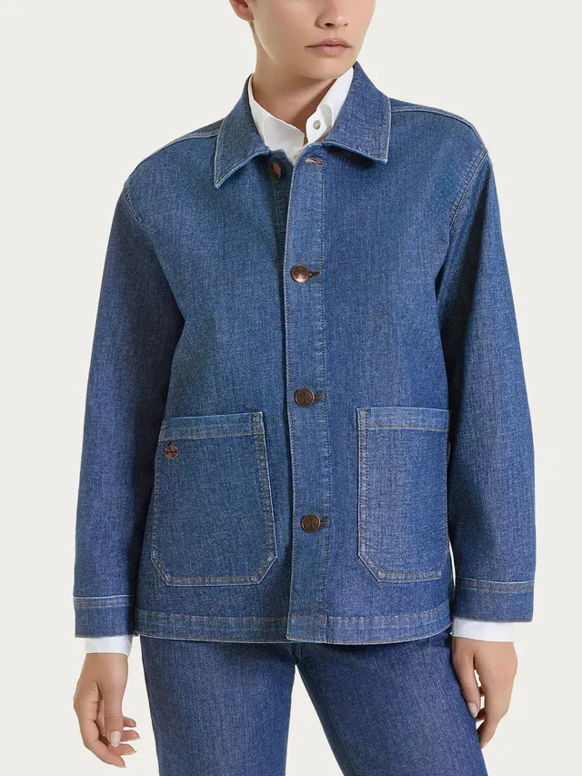 Ragno Light Denim Giubbotto Jeans Donna elasticizzato