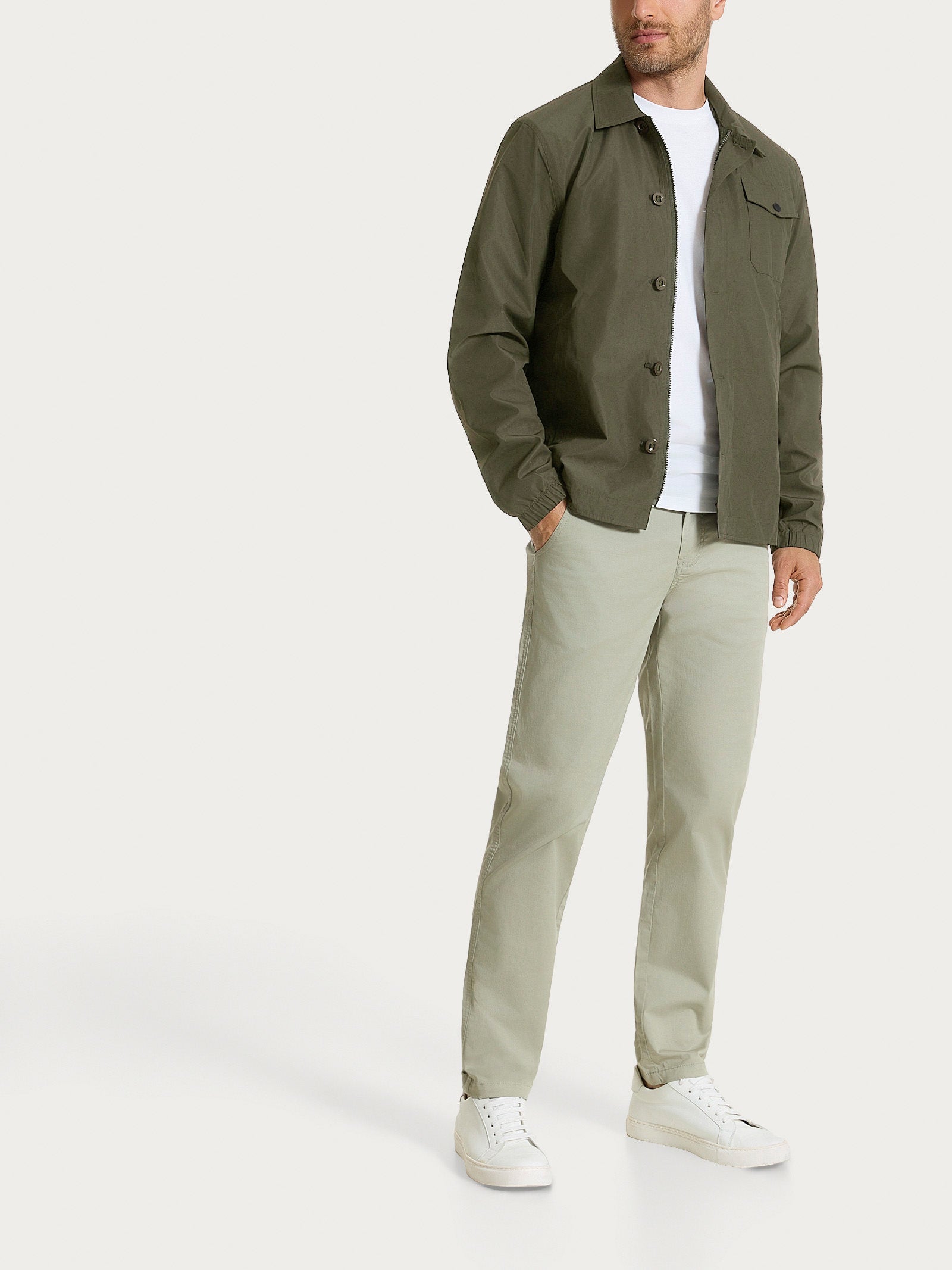 Ragno Compact Giacca uomo bottoni Seagrass