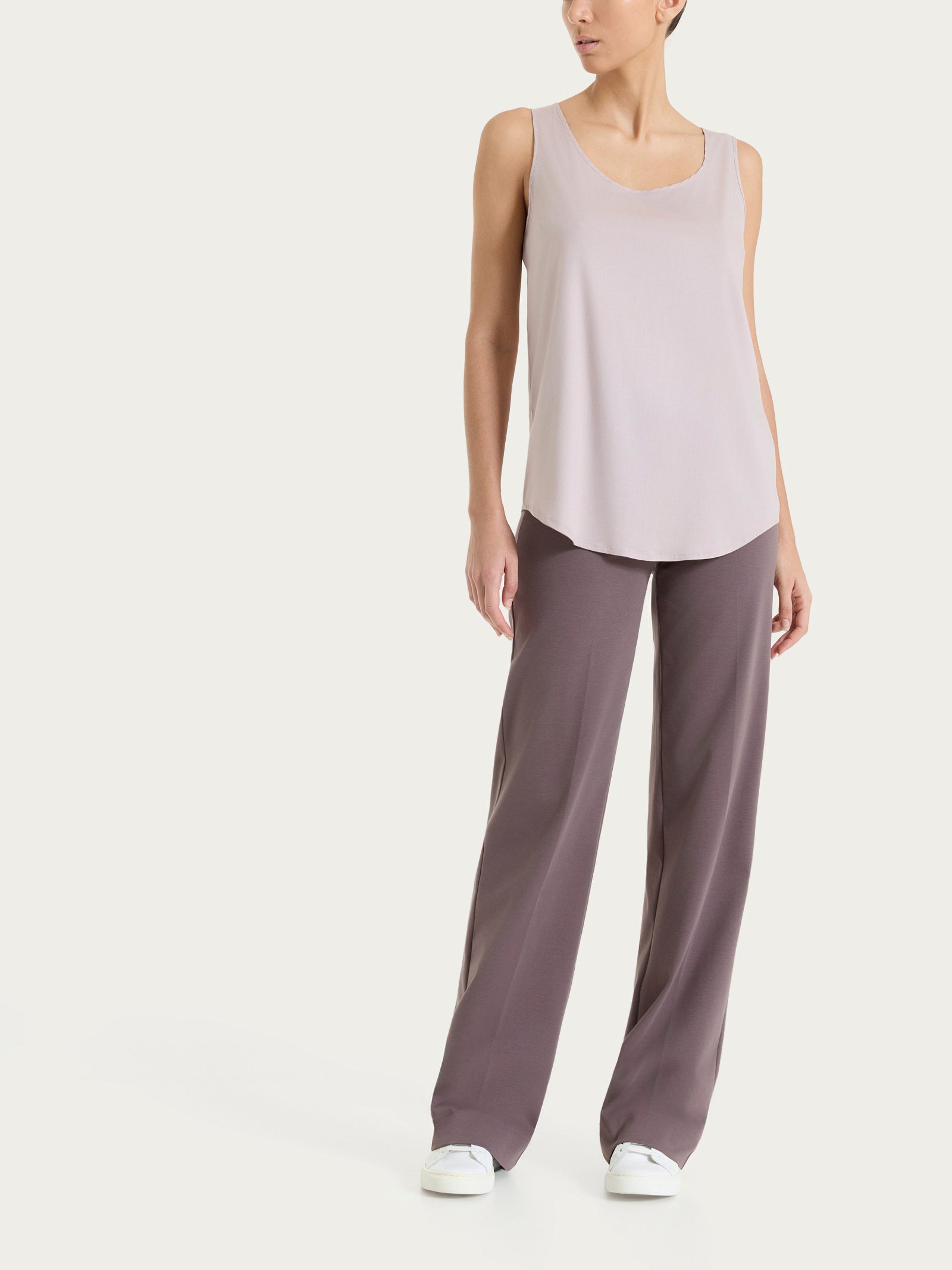 Ragno Viscosa Summer spalla larga top Sphinx voile stretch