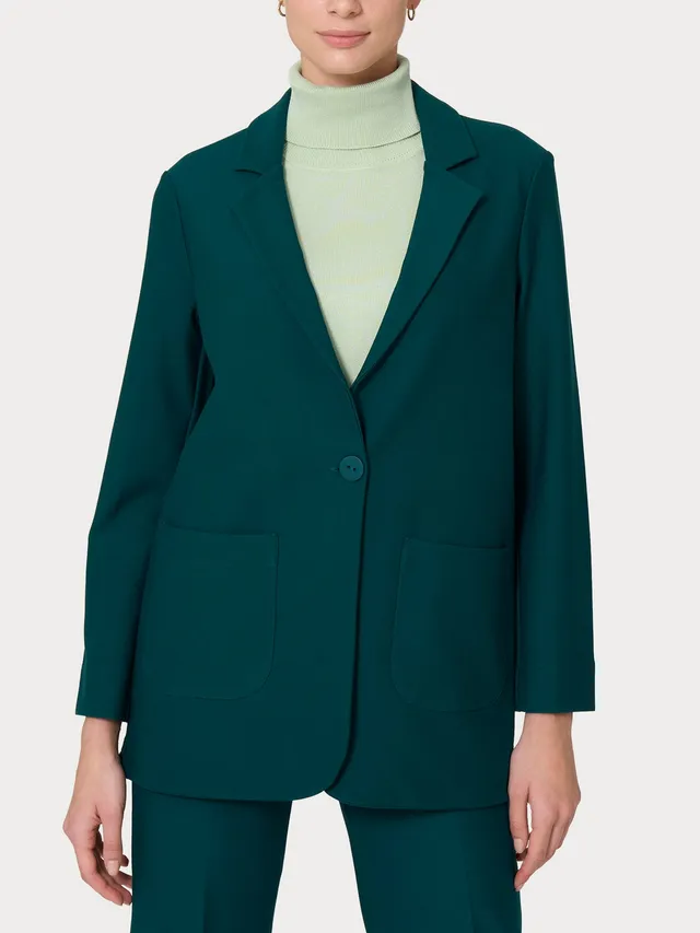 Ragno Compact Blazer destrutturato rain forest misto viscosa