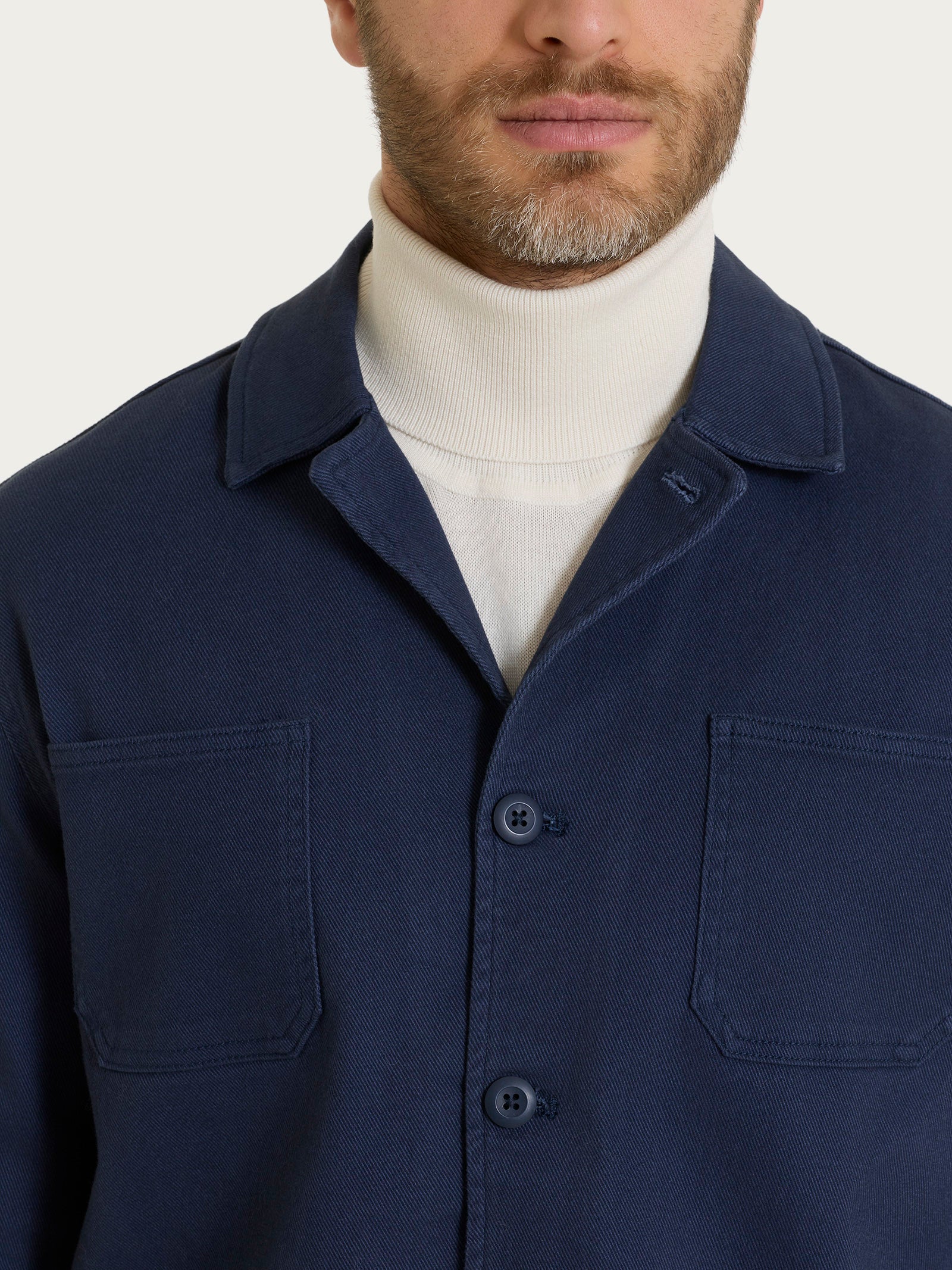 Ragno Giacca Utility Raw twill cotone Profondo elasticizzato