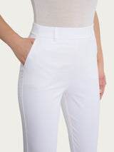 Ragno Satin Power pantalone chino slim cotone bianco