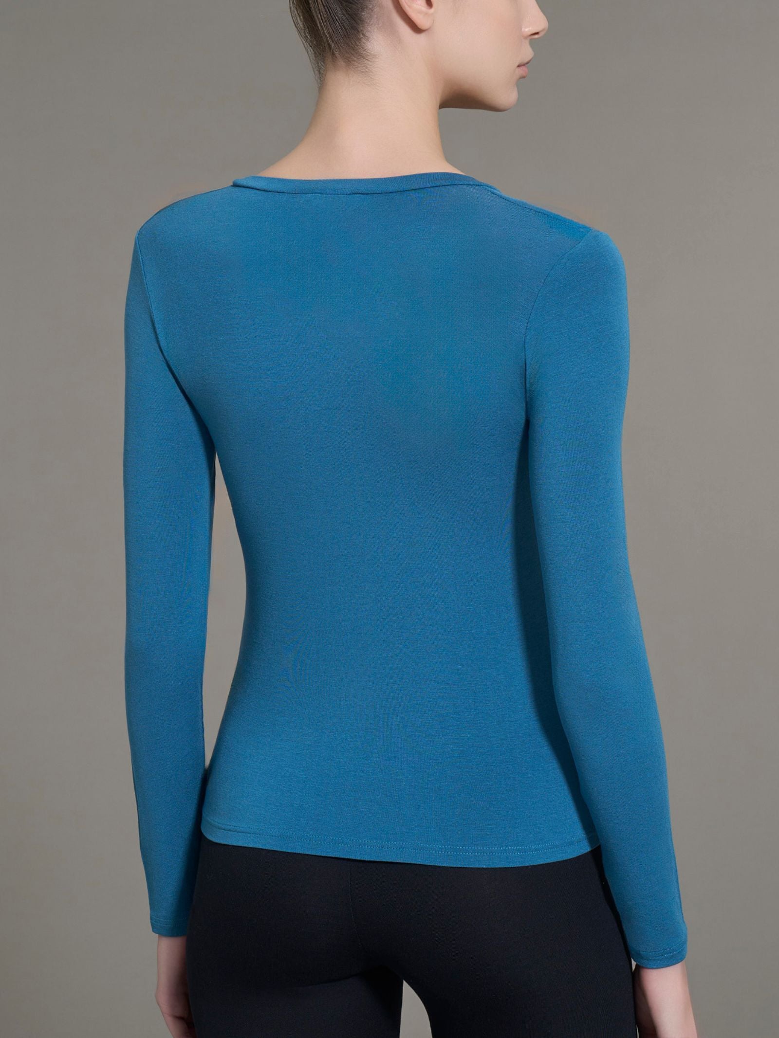 Ragno Tenderwool Girocollo maglietta lana verde acqua