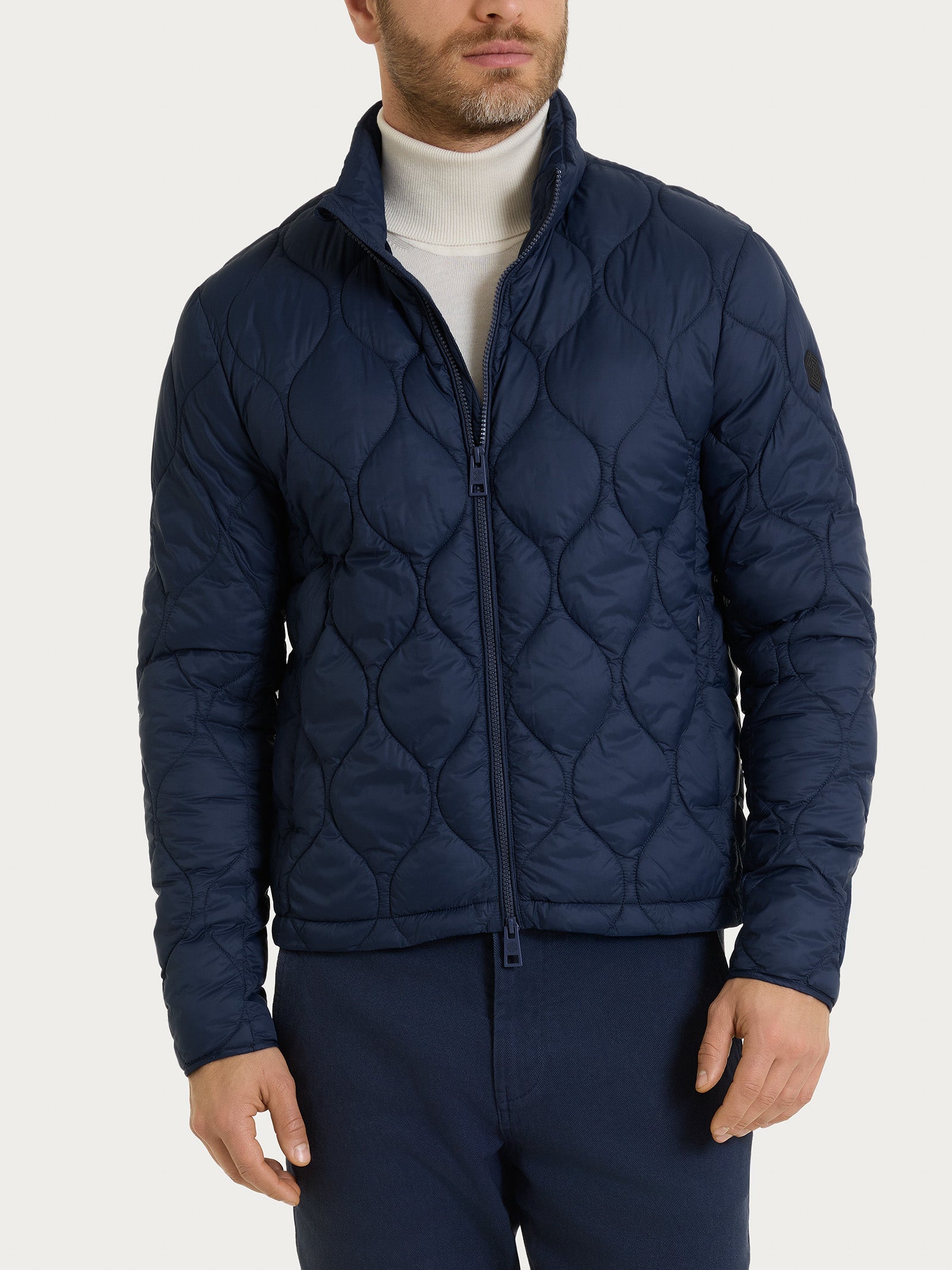 Ragno Onion Quilt Piumino puffer uomo Bleu trapuntato