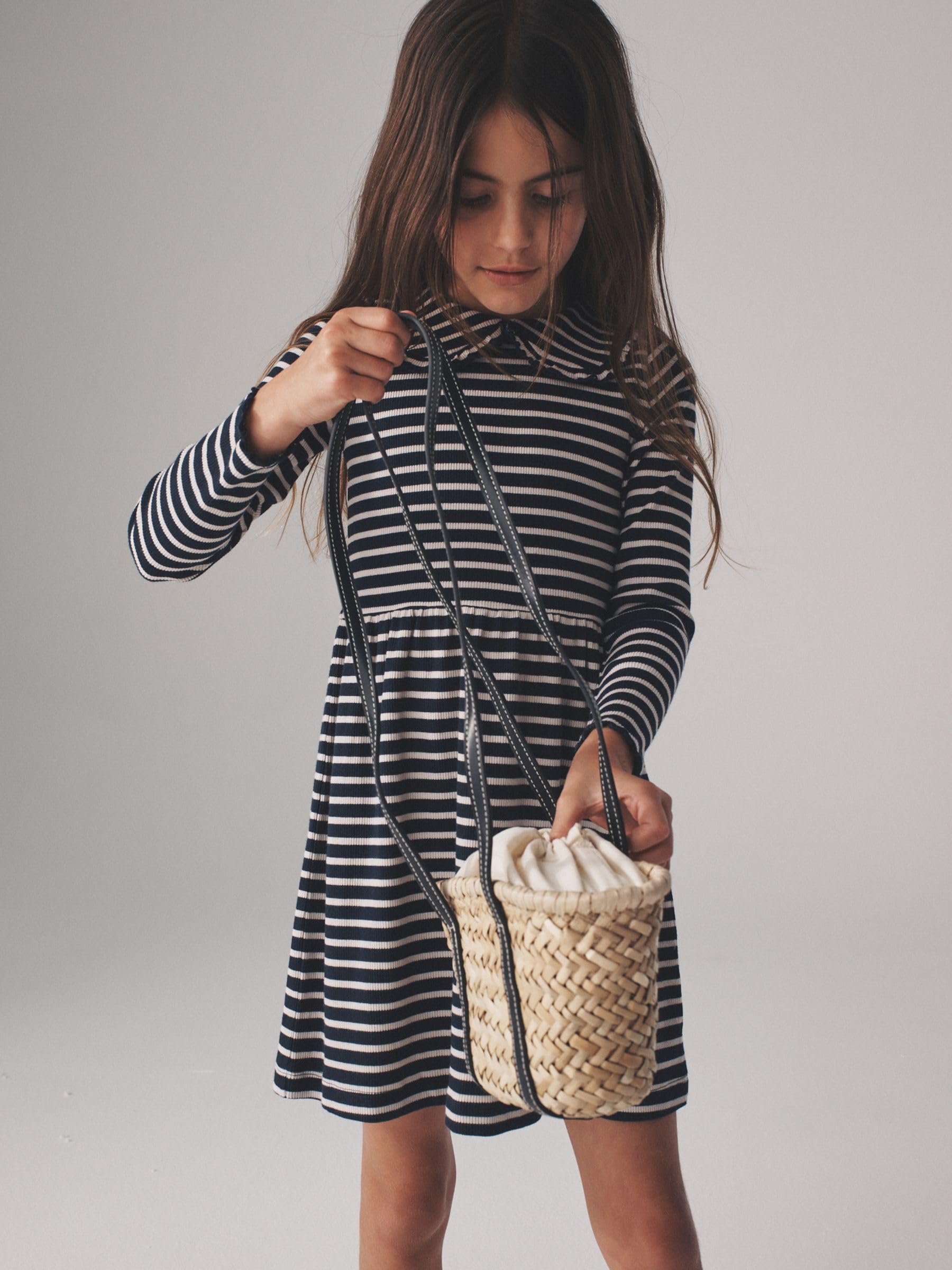 Geo Next The Set vestito bambina 3 pezzi coste collo alto