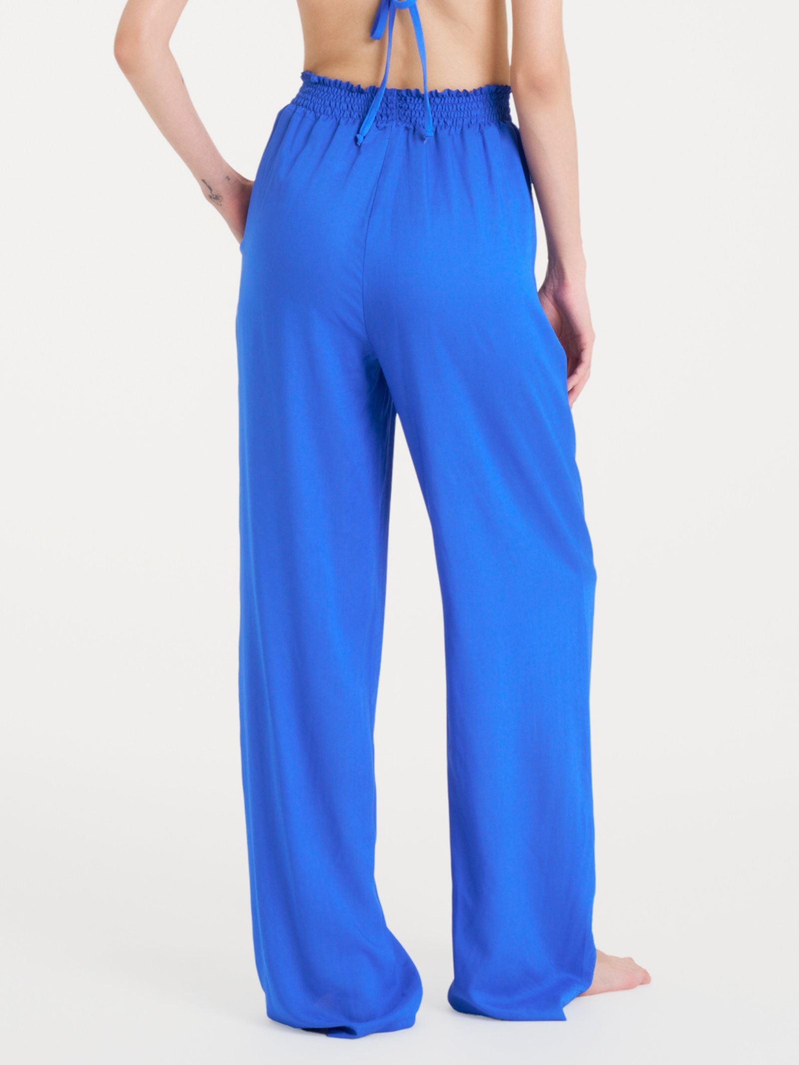 Ragno EcoSeta Wide Leg pantalone surf viscosa