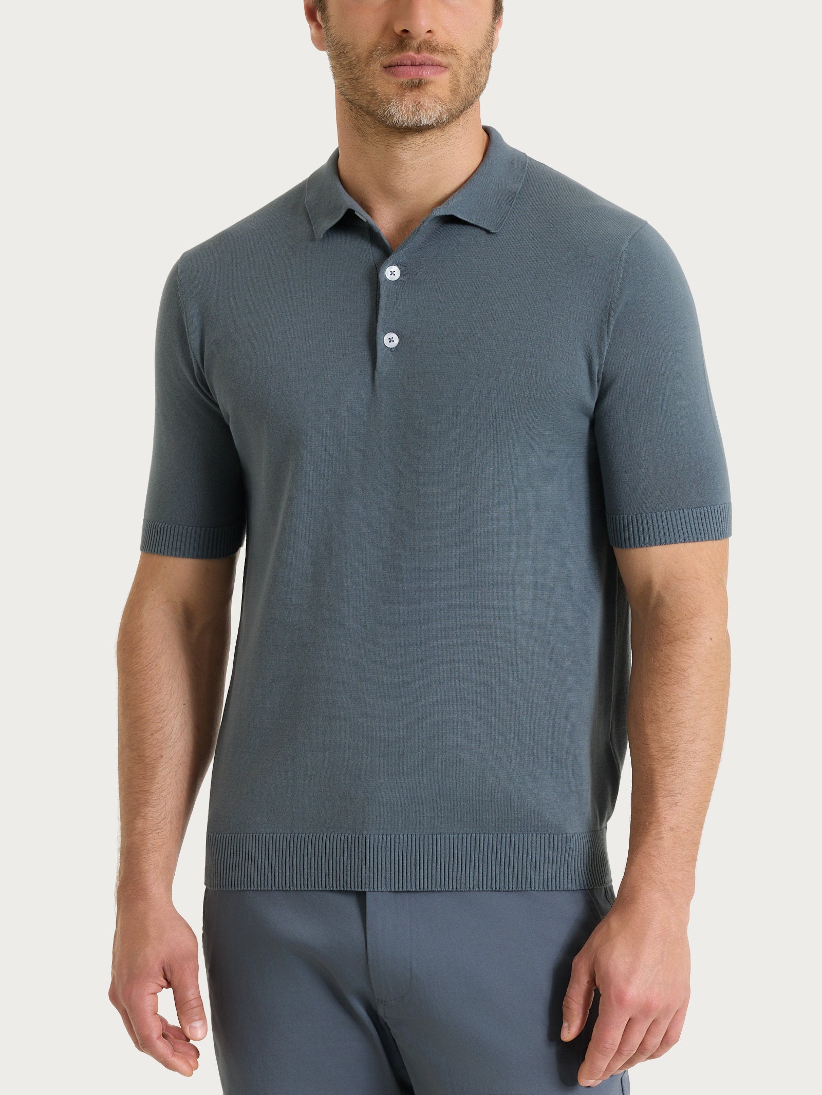 Ragno Puro Cotone Polo Manica Corta Stormy Weather cotone