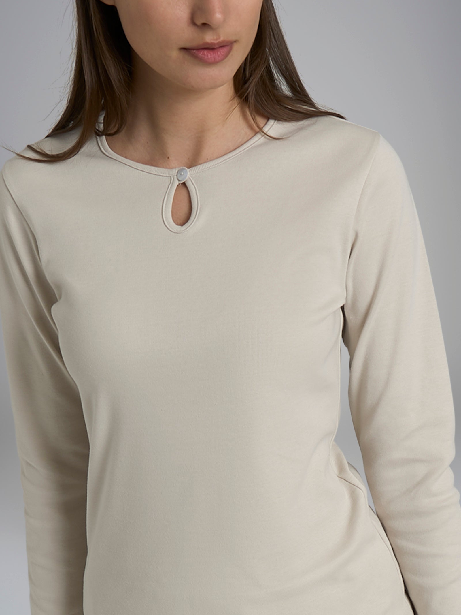 Ragno Thermo Cotton pigiama goccia Avorio cotone