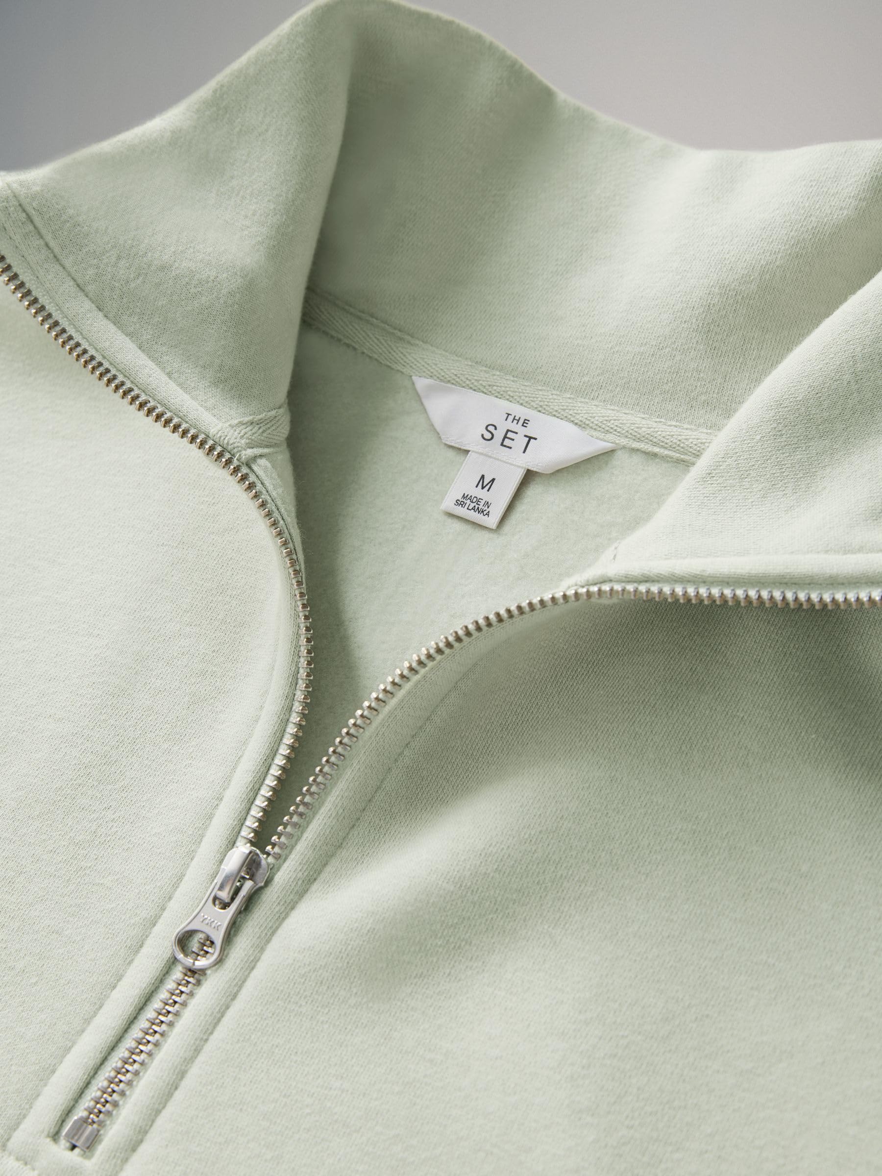 Next The Set tuta donna 2 pezzi S verde chiaro zip