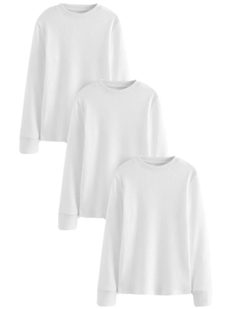 Next ragazzo magliette maniche lunghe cotone 3 pezzi 98-104