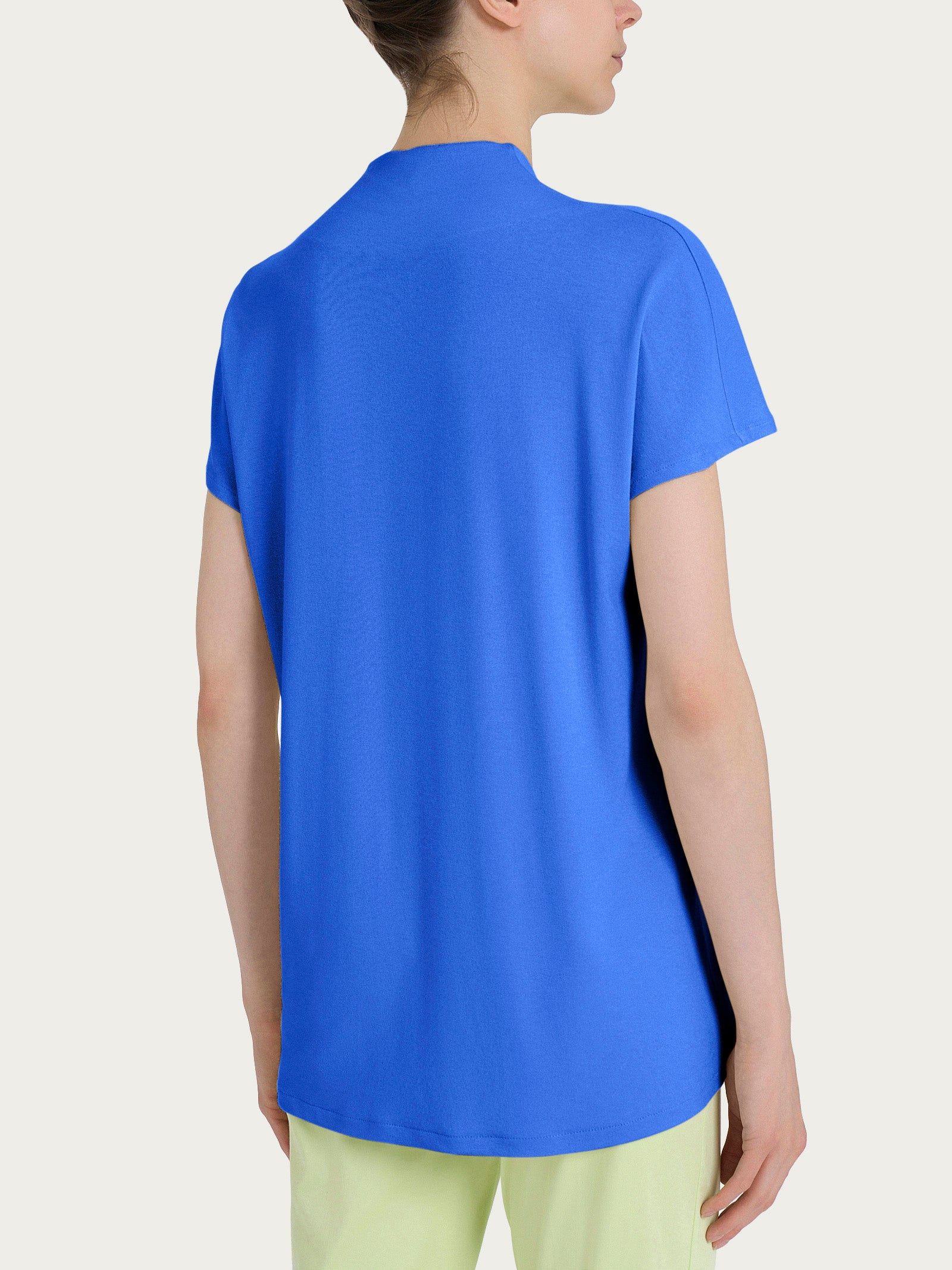 Ragno Viscosa Summer maglietta piega frontale Dazzling Blue