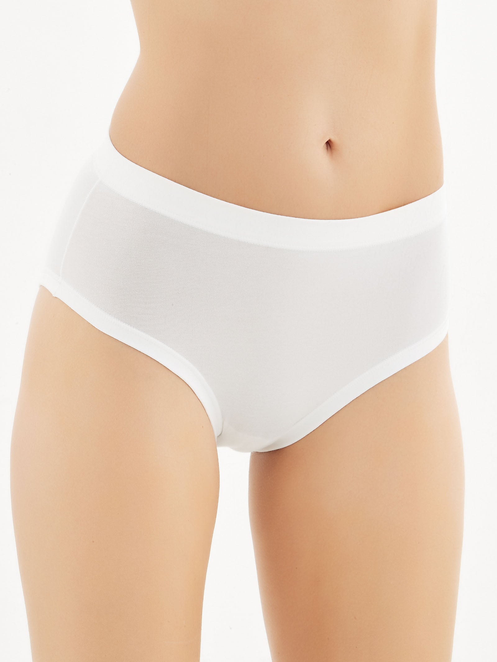 Ragno Comfort slip midi cotone bianco 2 pezzi Bipack