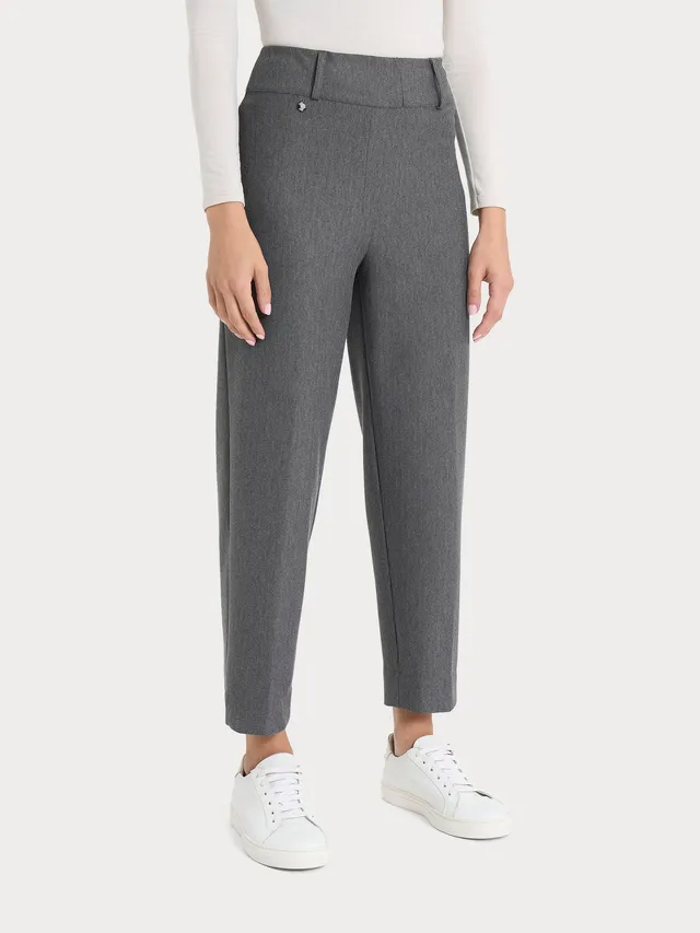 Ragno Compact pantalone carota Ardesia Mel. tapered