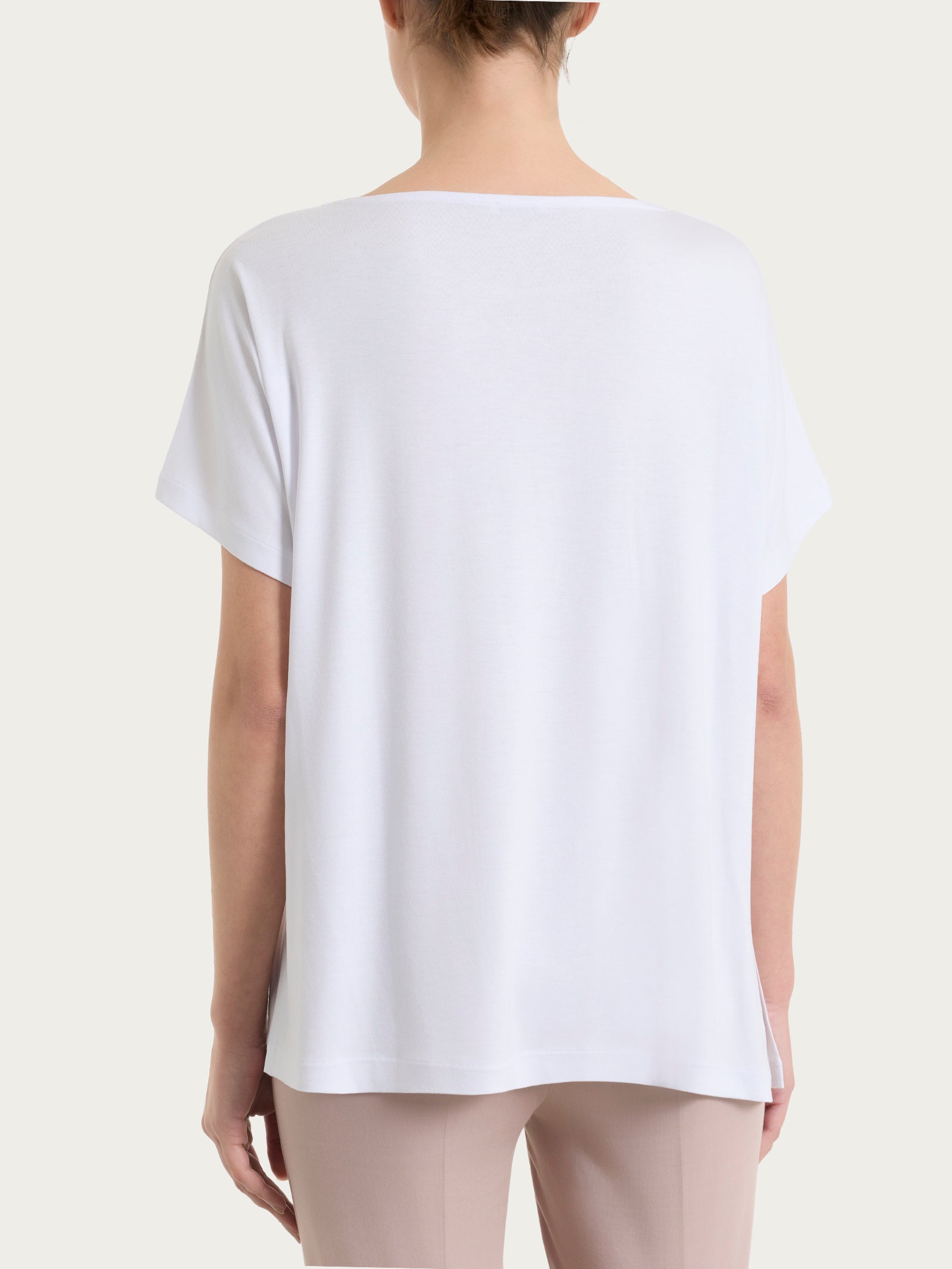 Ragno Viscosa Summer Maglietta girocollo Bianco