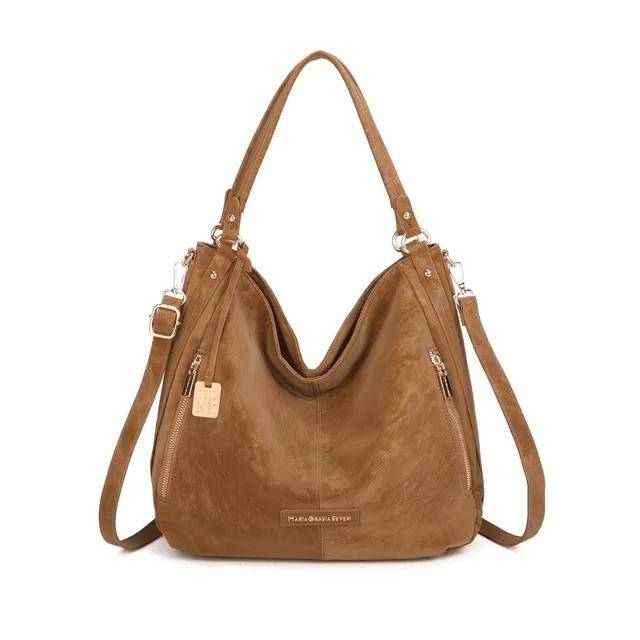 Maria Grazia Severi RZ257221 borsa hobo scamosciata capiente