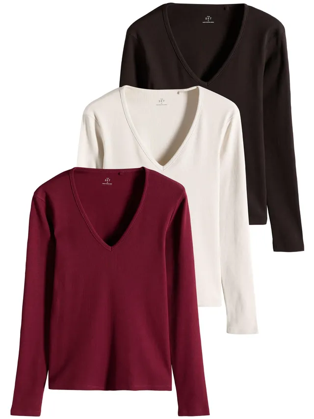 Geo Next The Set magliette donna confezione da 3 scollo a V