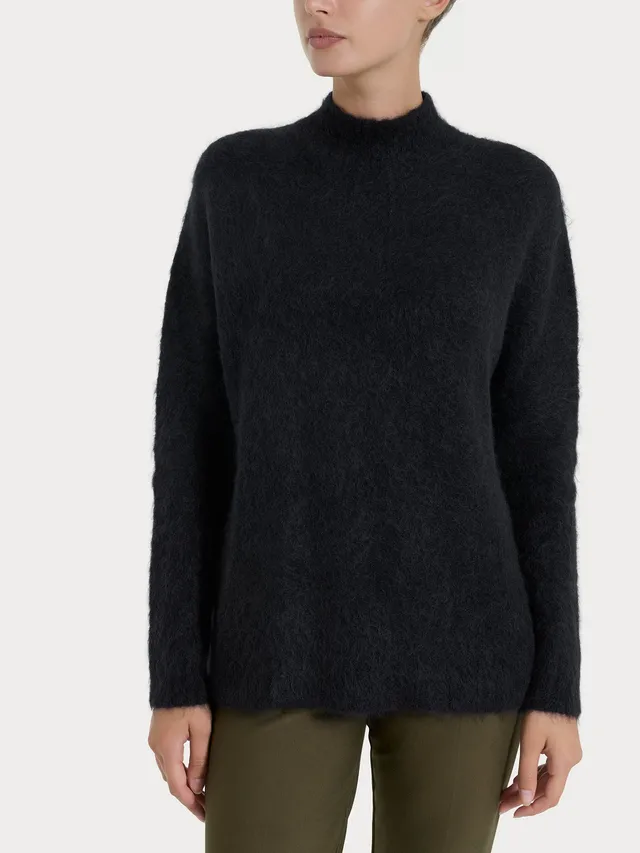 Ragno Merino Soft Lupetto maglia nero calda