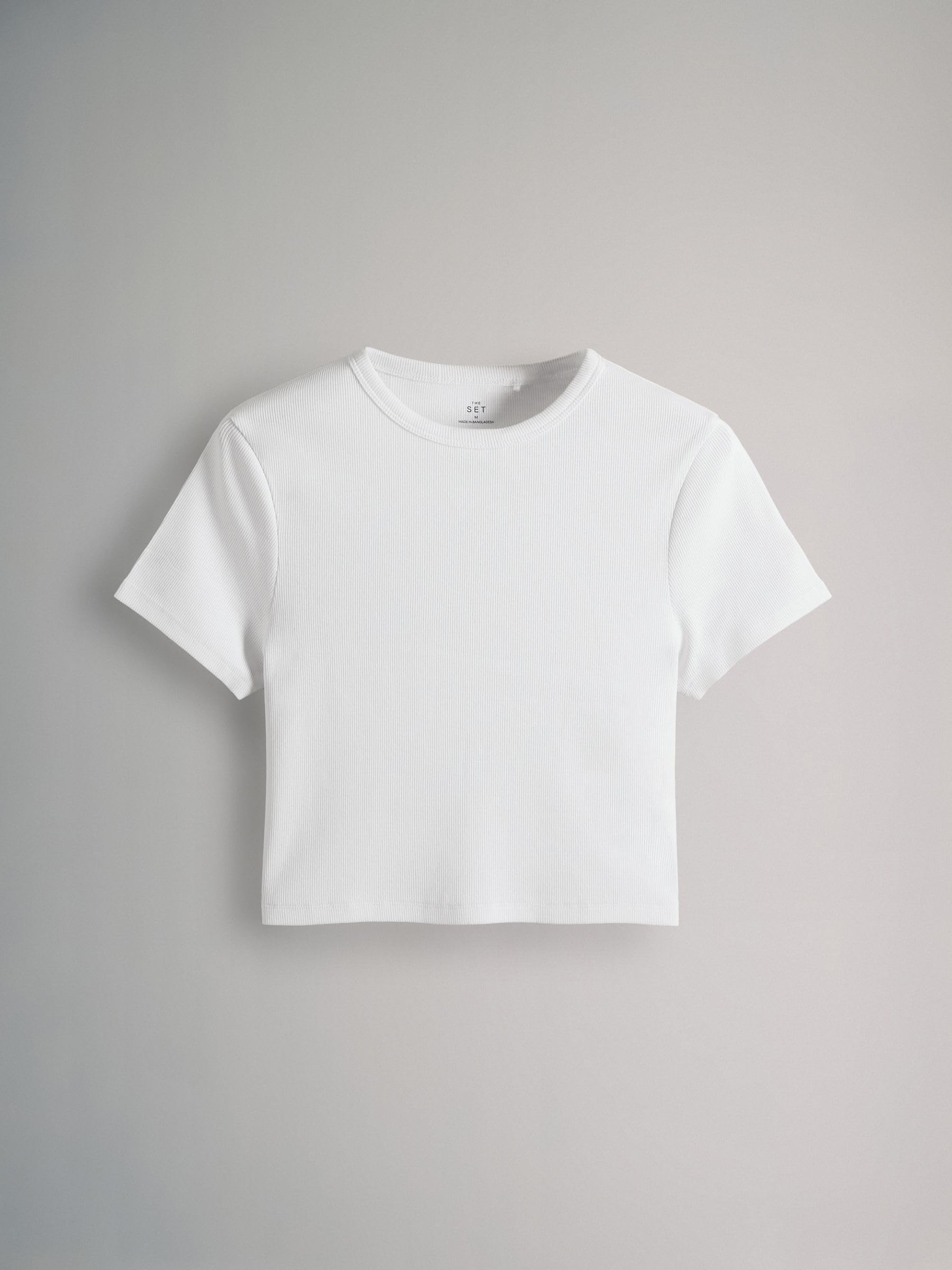 Next The Set t-shirt crop donna coste 4 pezzi aderenti
