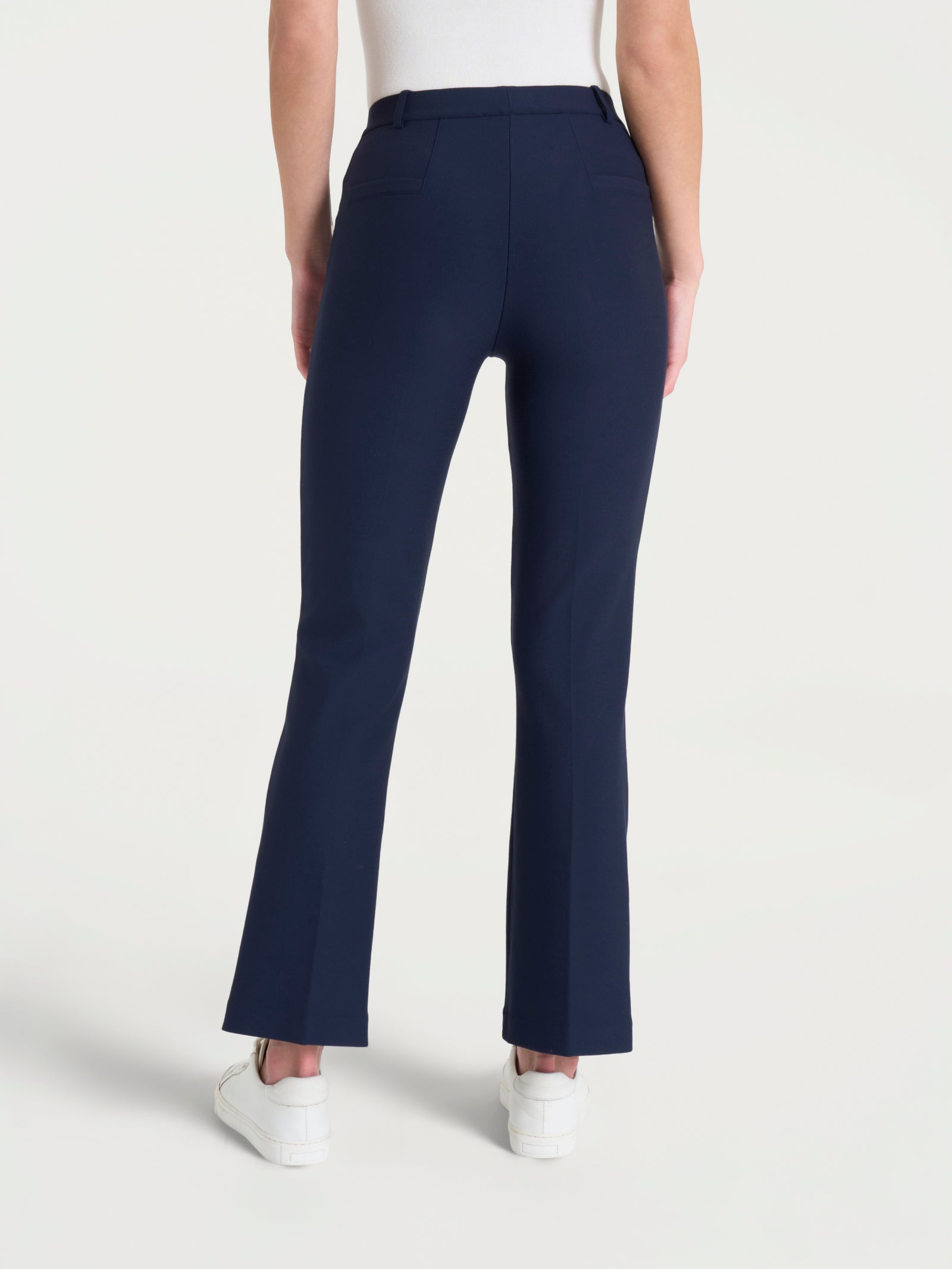 Ragno Compact pantalone flare caviglia Persia vita elasticizzata