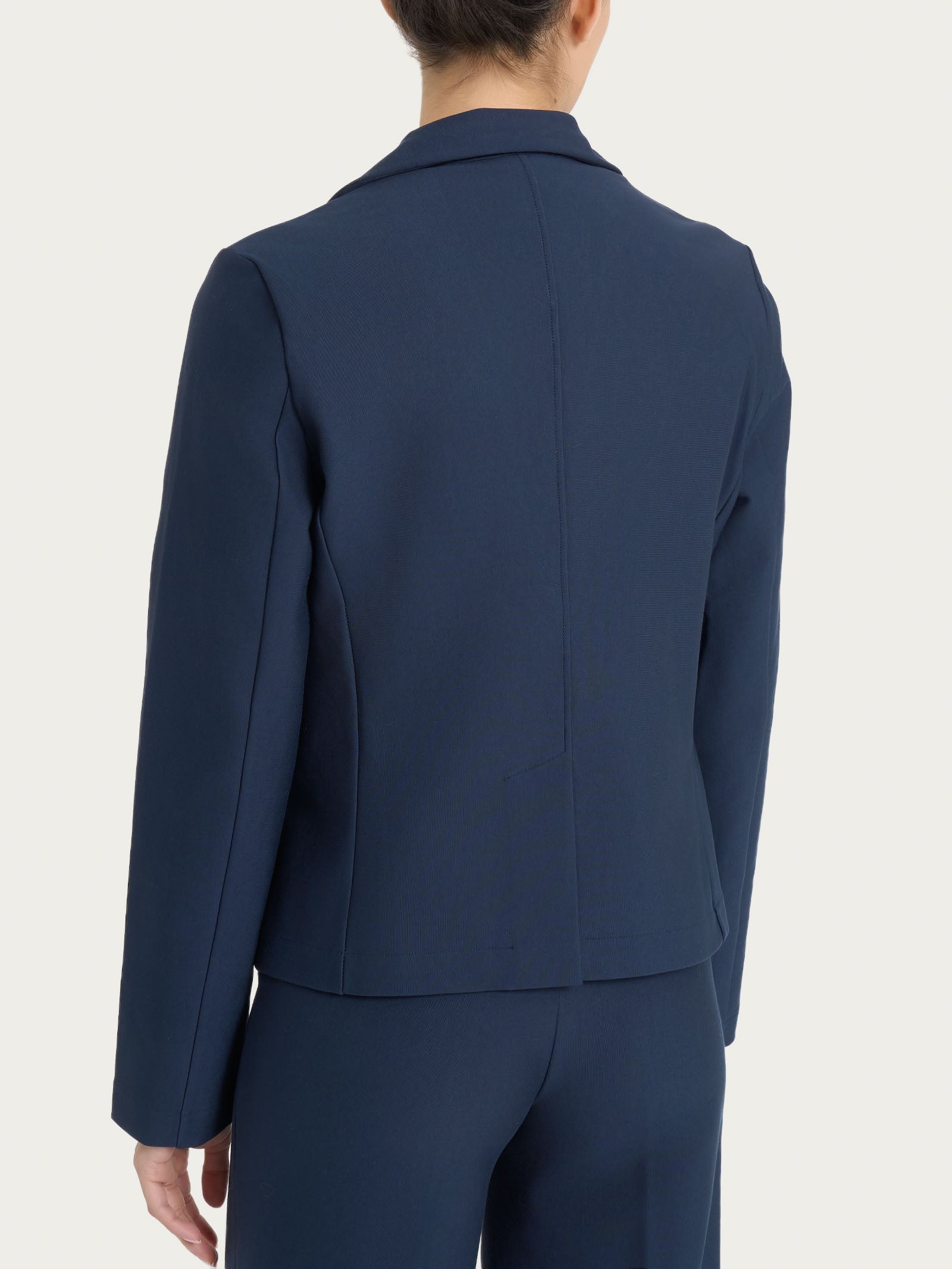 Ragno Compact Blazer corto 1 bottone giacca blu Persia regular