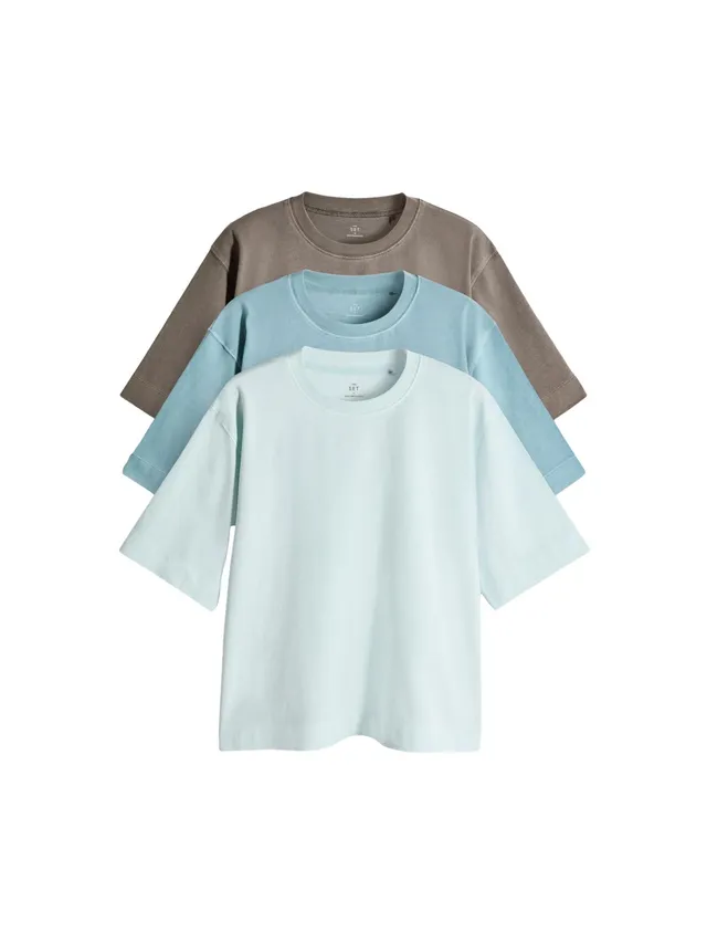 Geo Next The Set t-shirt girocollo tinte in capo 3 pezzi