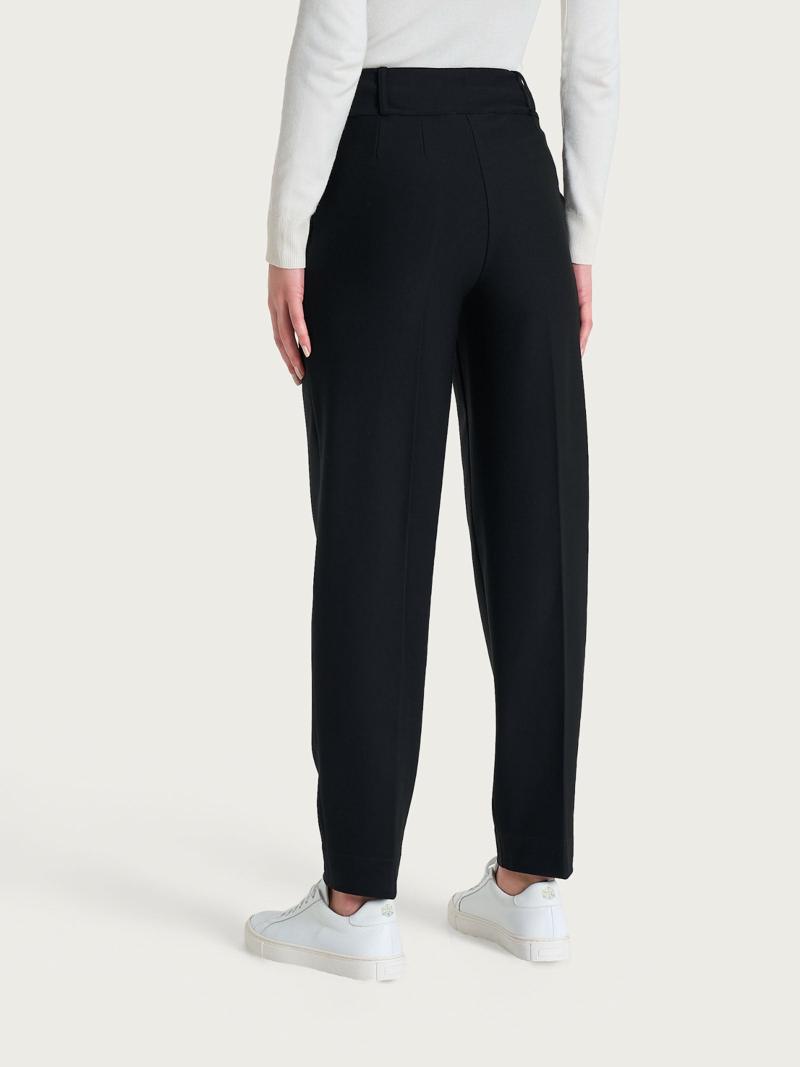 Ragno Compact Carota Tasche Pinces Pantalone Nero