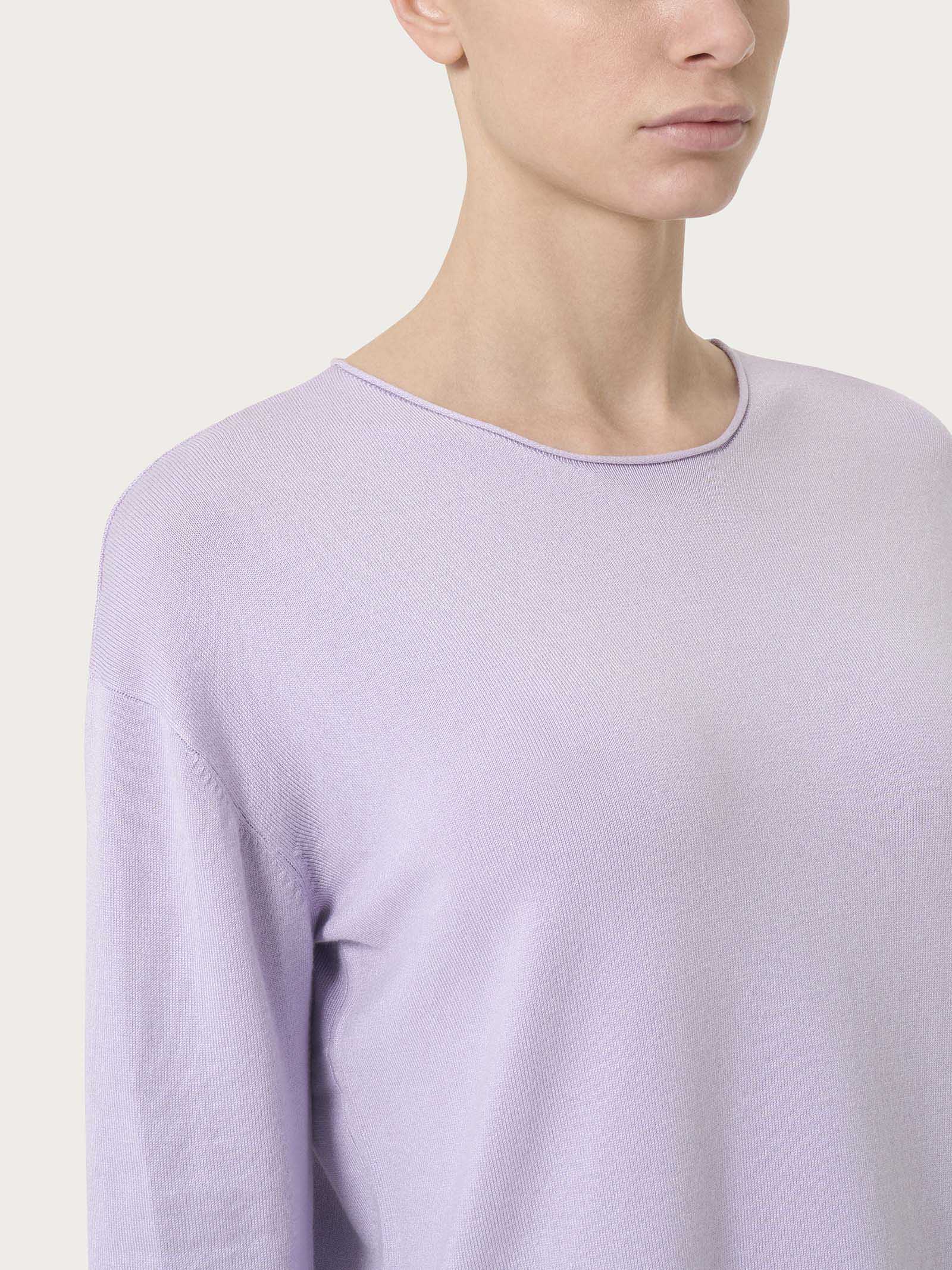 Ragno Four Seasons Girocollo maglia Orchid Petal viscosa