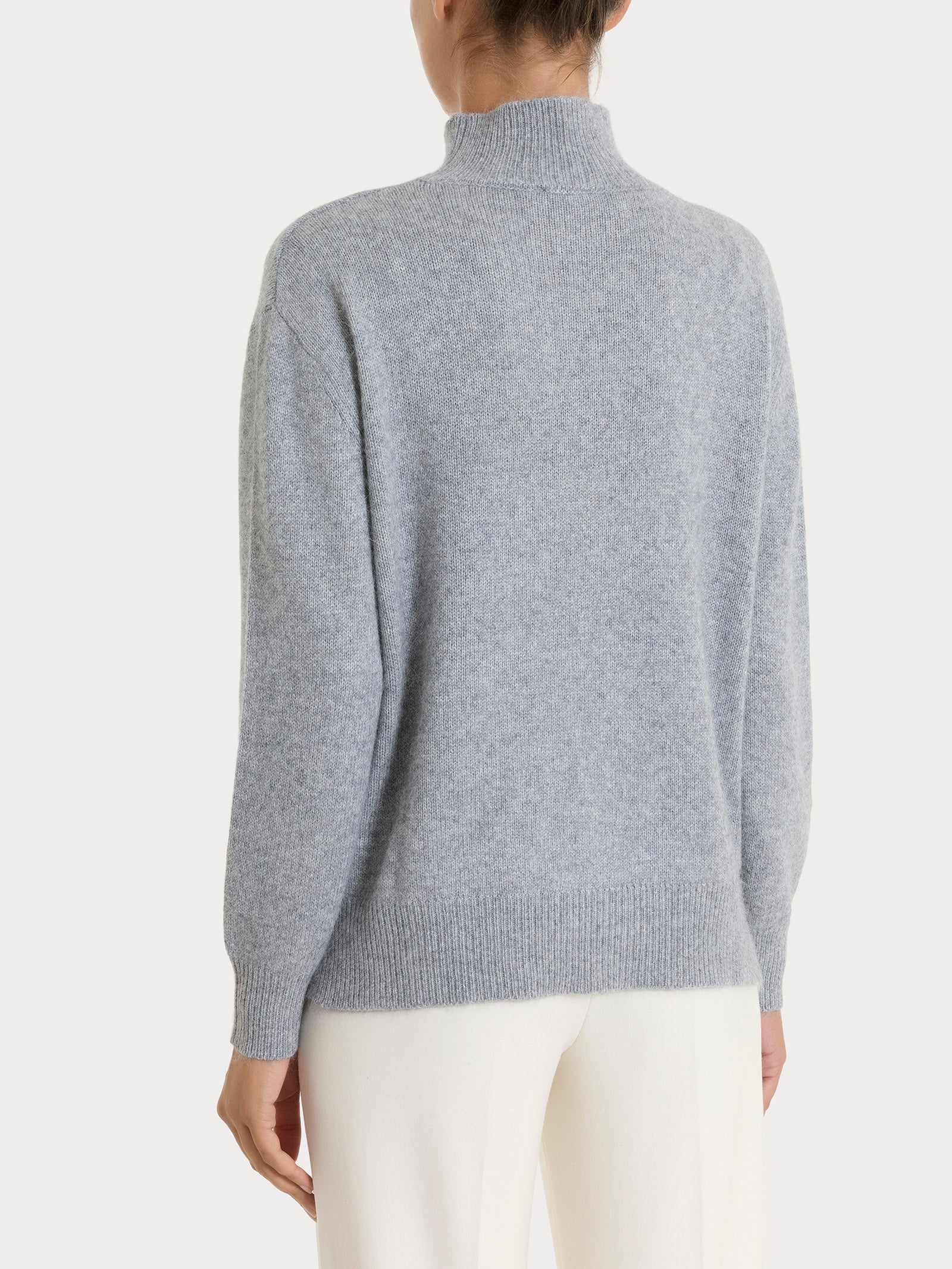 Ragno Natural Soft Lupetto Maglia Ghiaia Mel Misto Viscosa