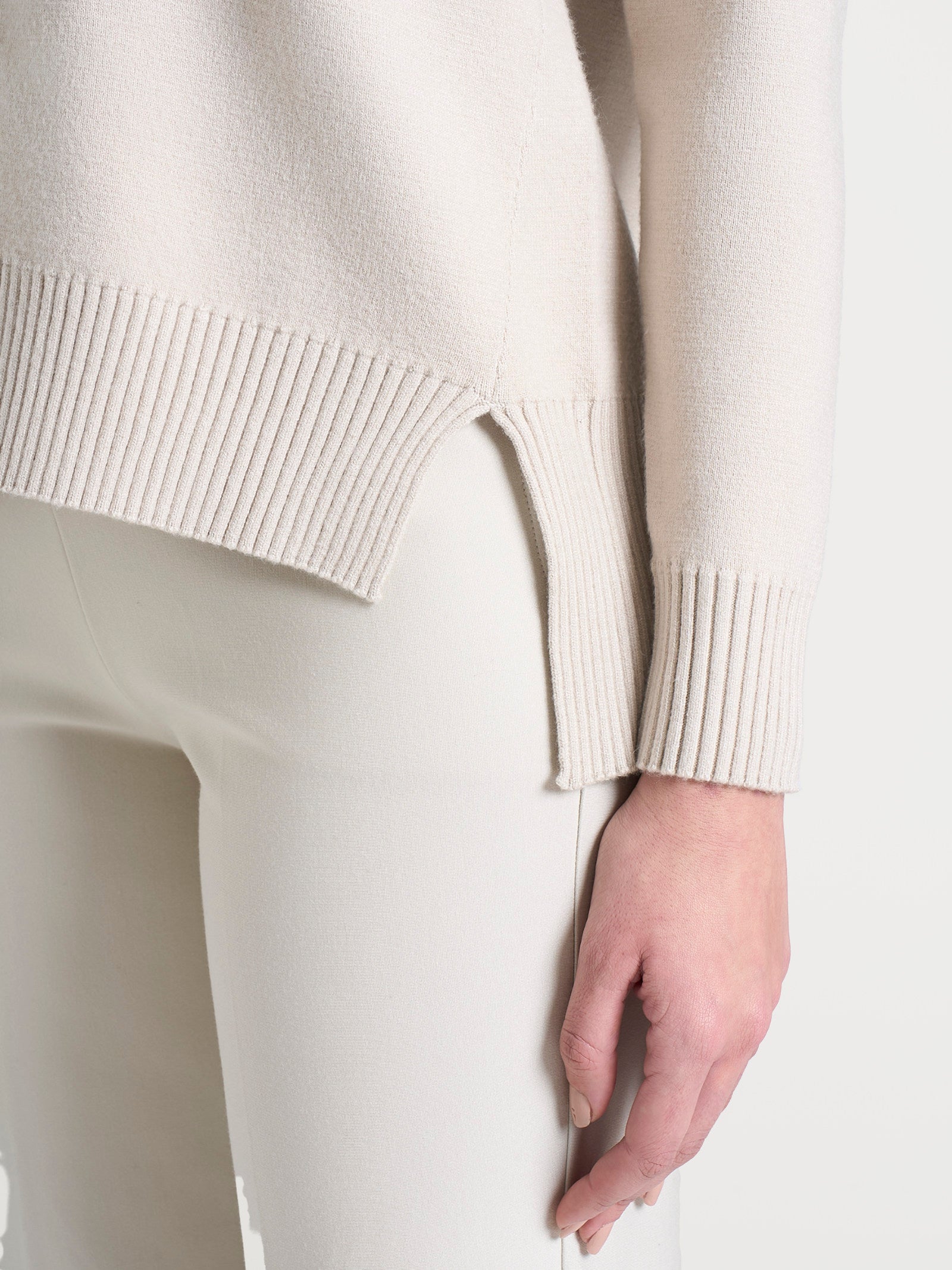 Ragno Cardigan Donna Zip Champignon in Misto Viscosa