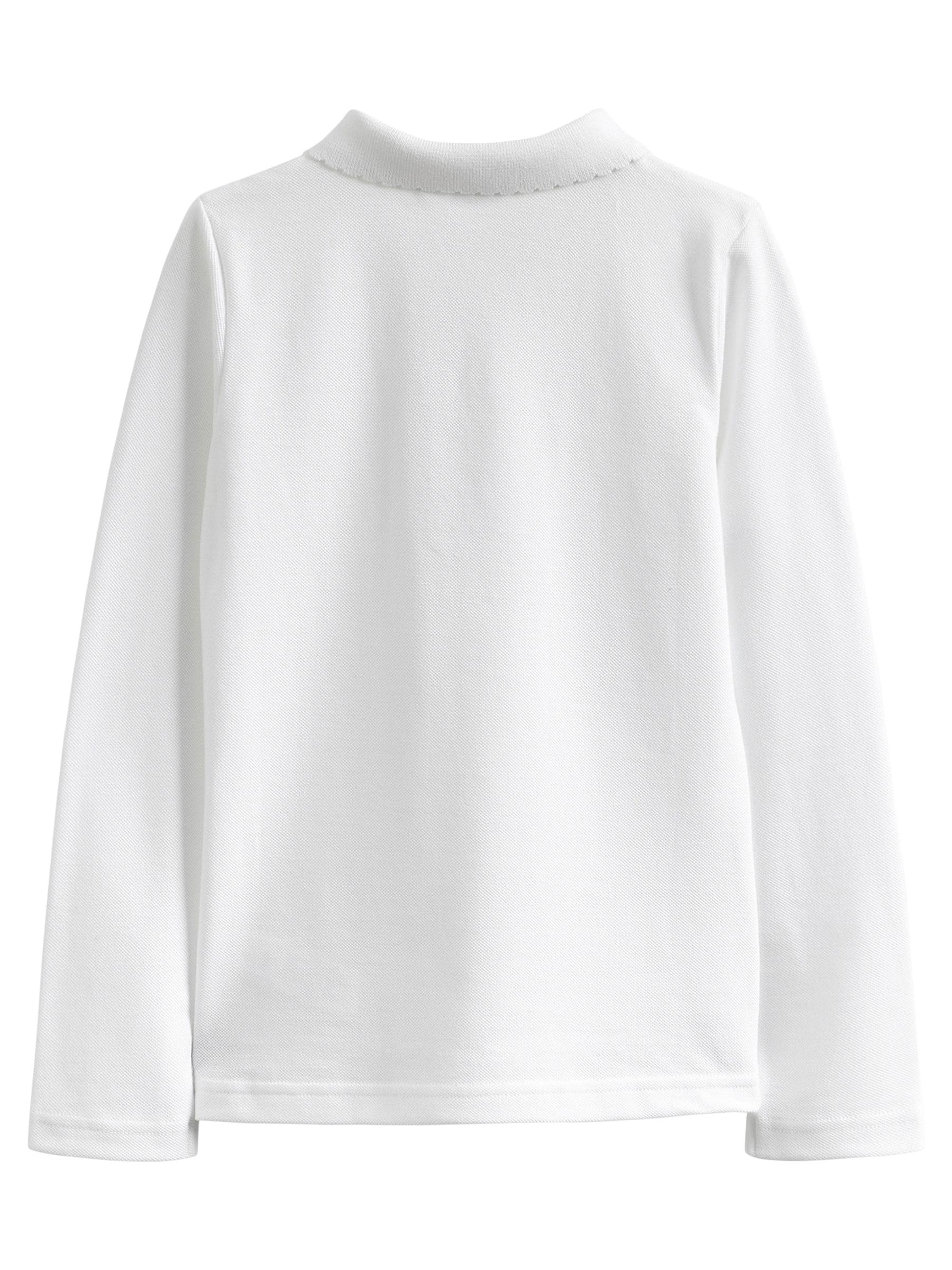 Next Polo Scuola Bambina 4 Anni 5 Pezzi Cotone Maniche Lunghe