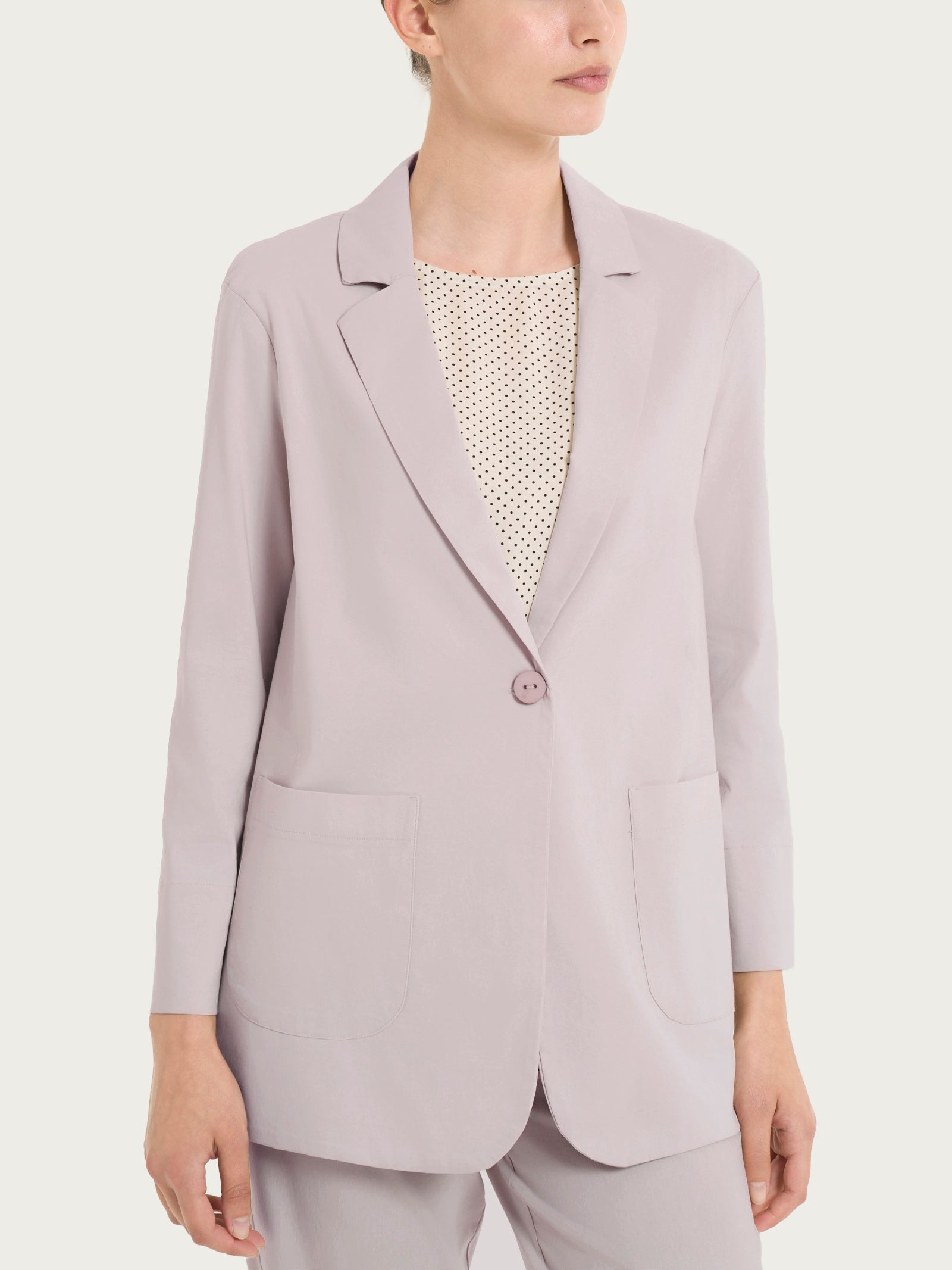 Ragno Super Fresh Blazer Destrutturato Rosa Un Bottone
