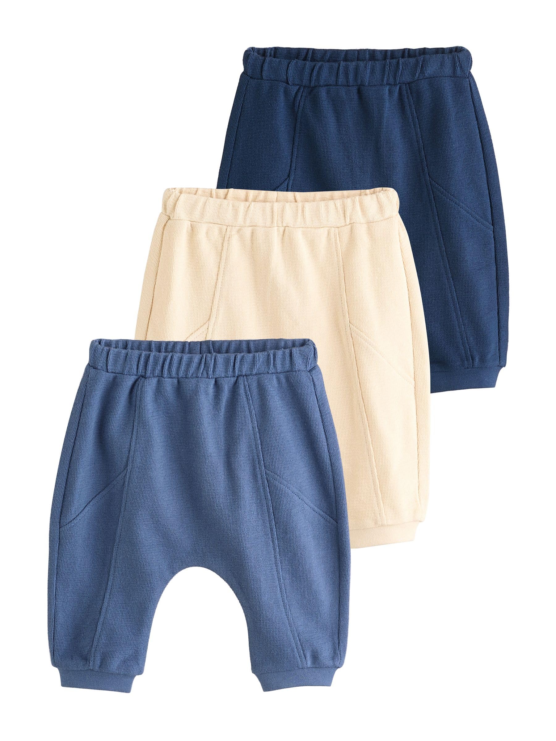 Next pantaloni jogging bebè 3 pezzi morbidi