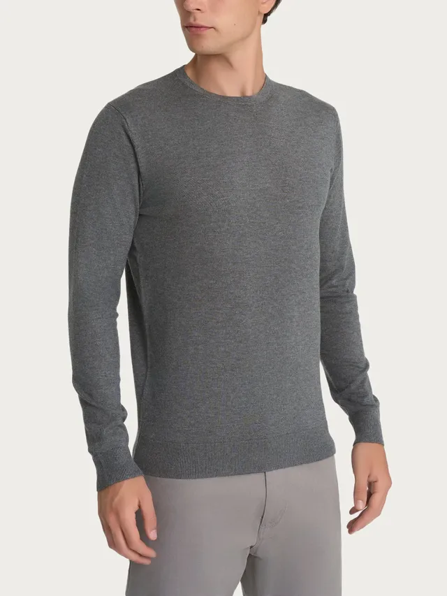 Ragno Four Seasons Pull Girocollo Maglia Ardesia Mel.