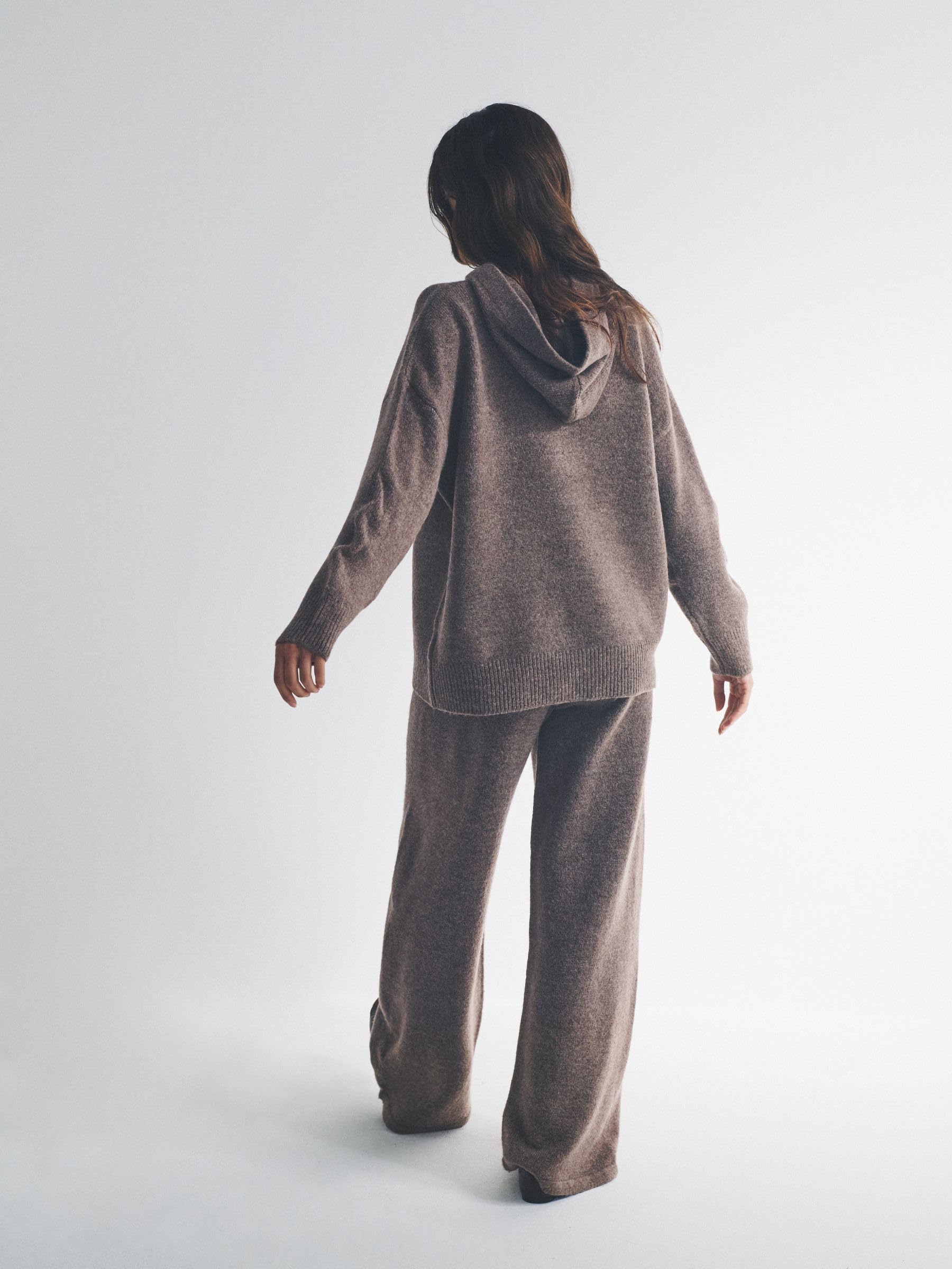 Geo Next The Set Completo Felpa in Maglia con Cappuccio Tuta Donna