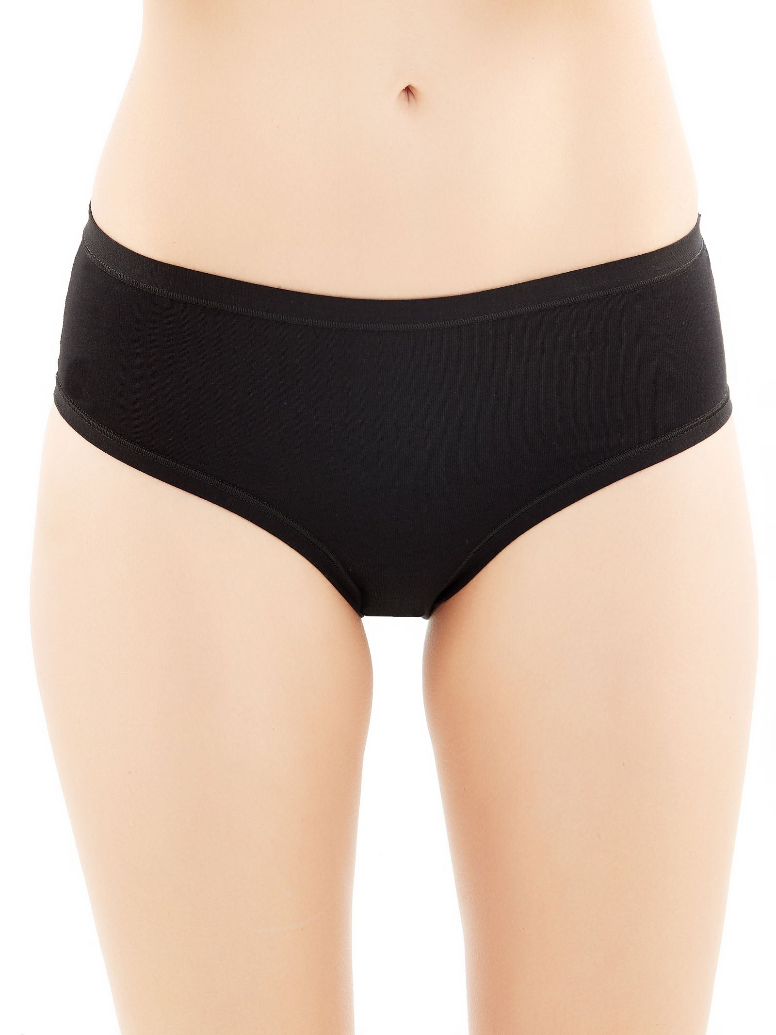Ragno Skin slip midi cotone nero 2 pezzi