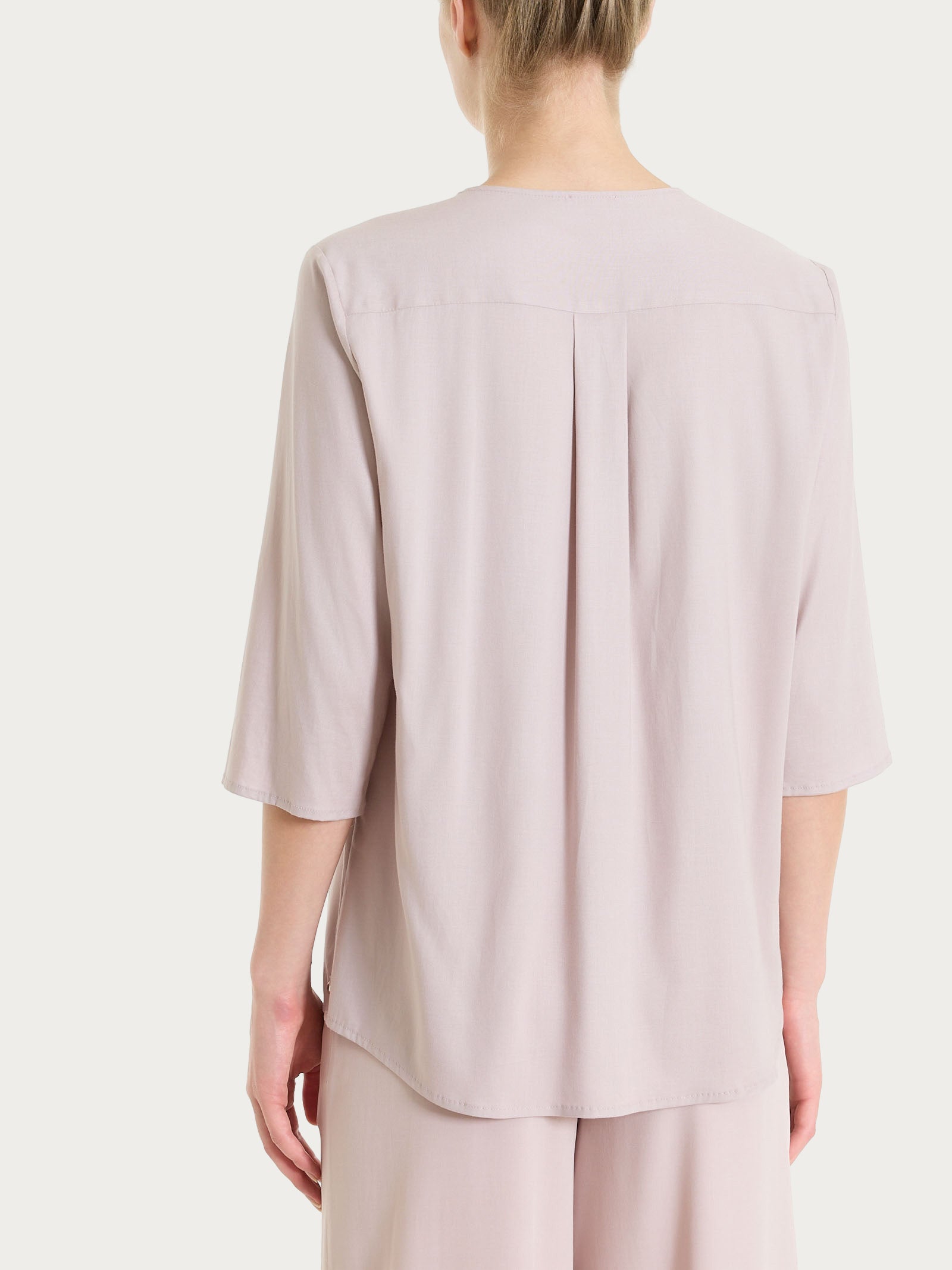 Ragno Voile Stretch Blusa Scollo V Sphinx Manica 3/4