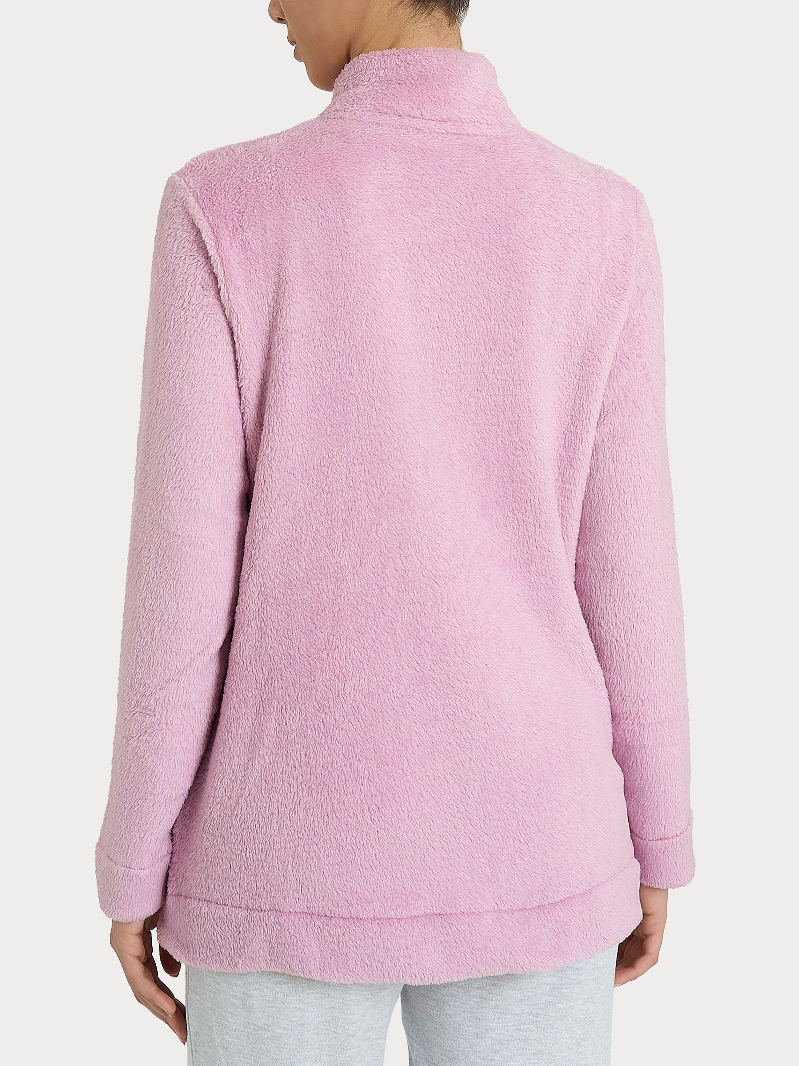 Ragno Giacca Aperta Donna Polar Fleece Mauve Mist pile