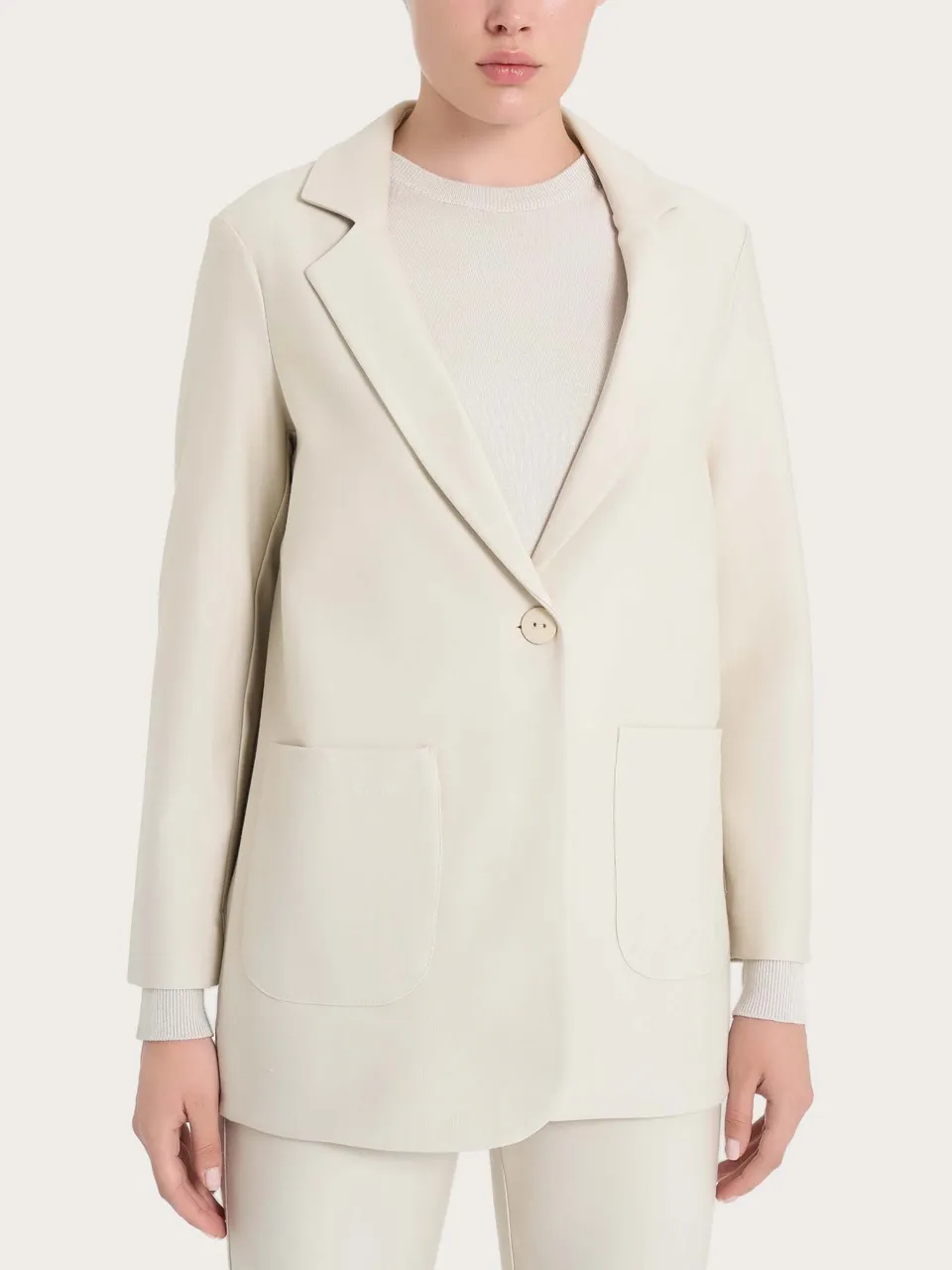 Ragno Compact Blazer Destrutturato Donna Champignon
