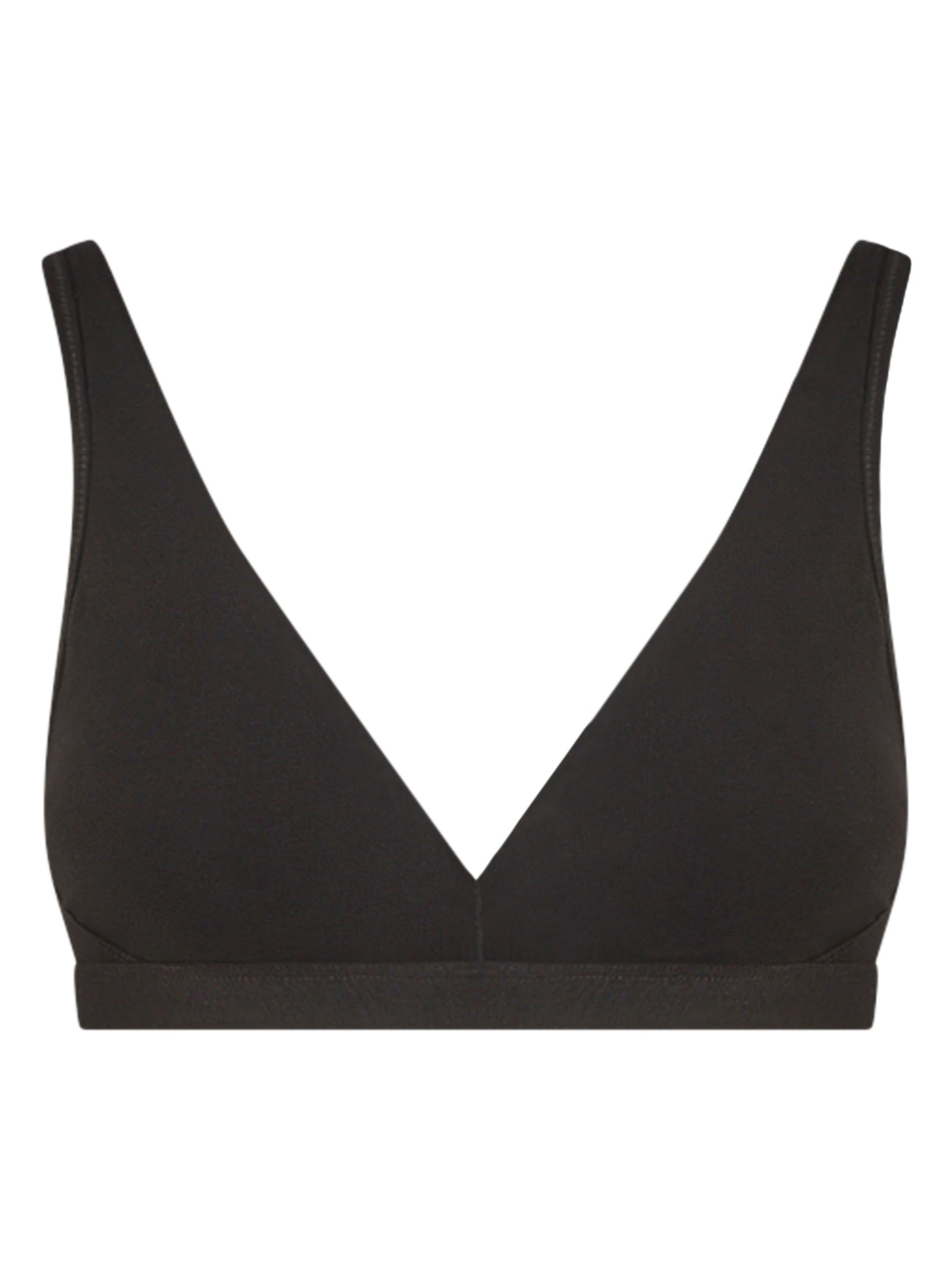 Ragno beYOUtiful Bralette Reggiseno Cotone Nero senza ferretto