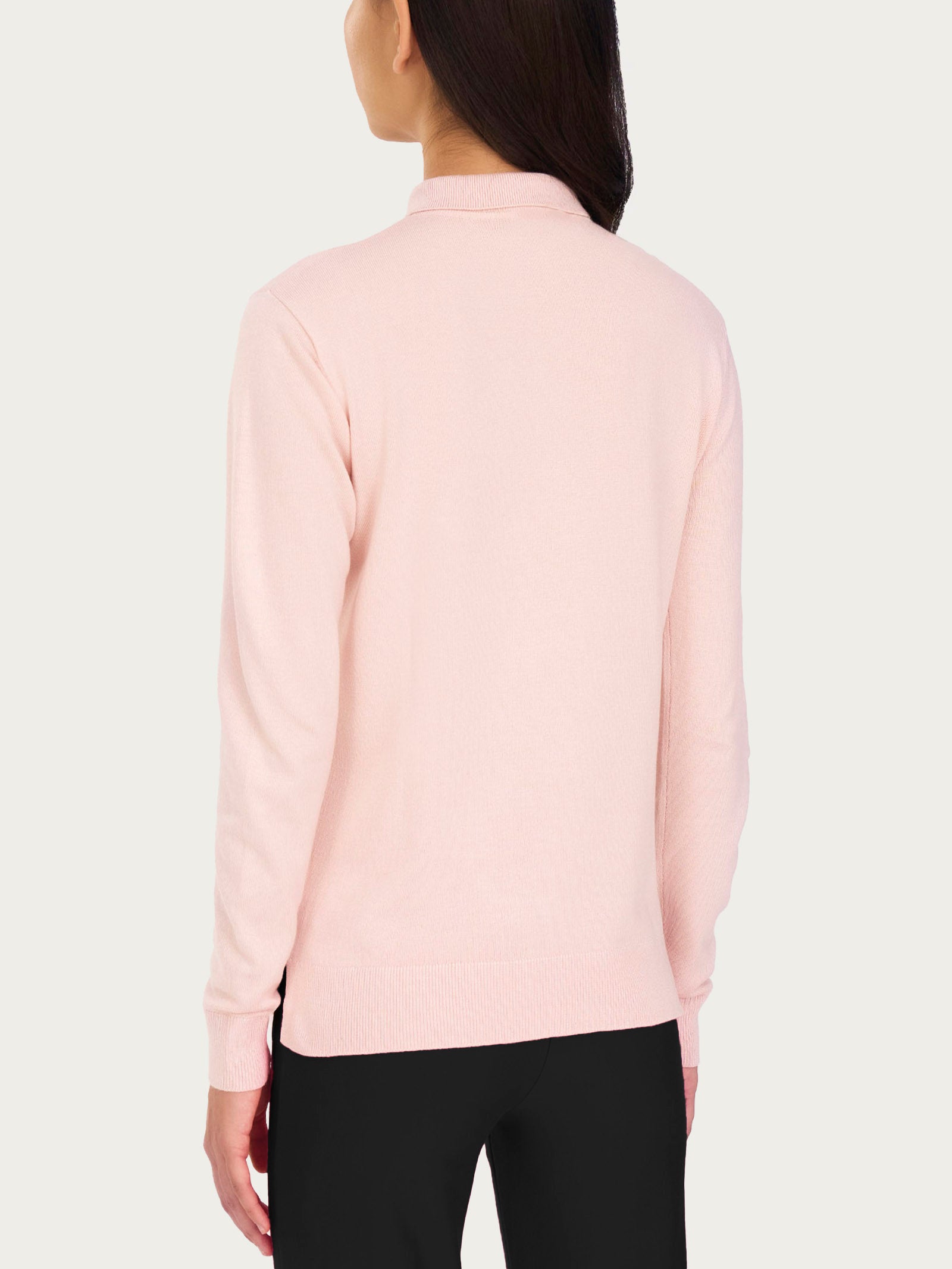 Ragno Four Seasons polo Cameo Rose manica lunga