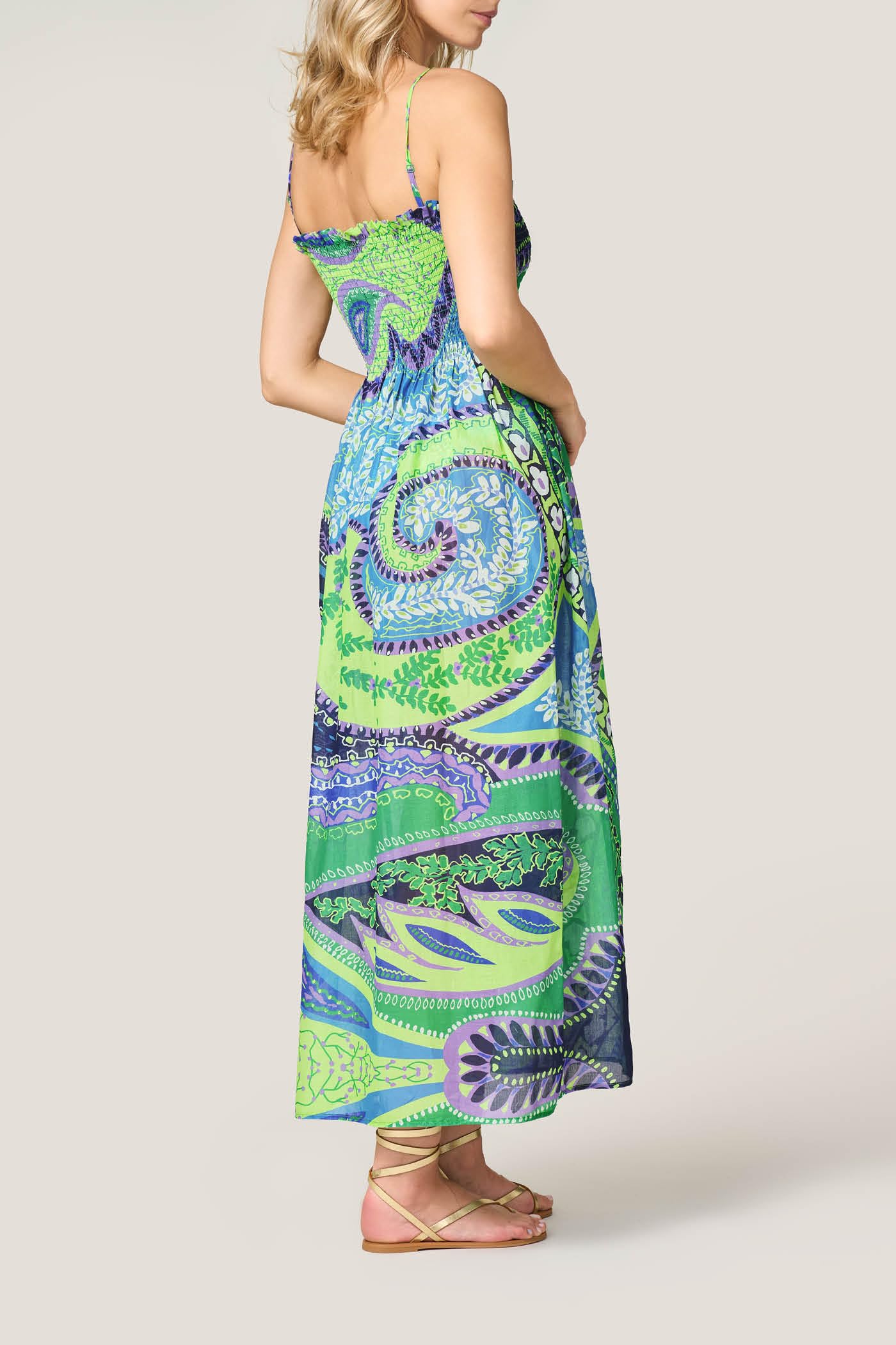 Goldenpoint Punto Smock Prendisole Cotone Mandala Pareo