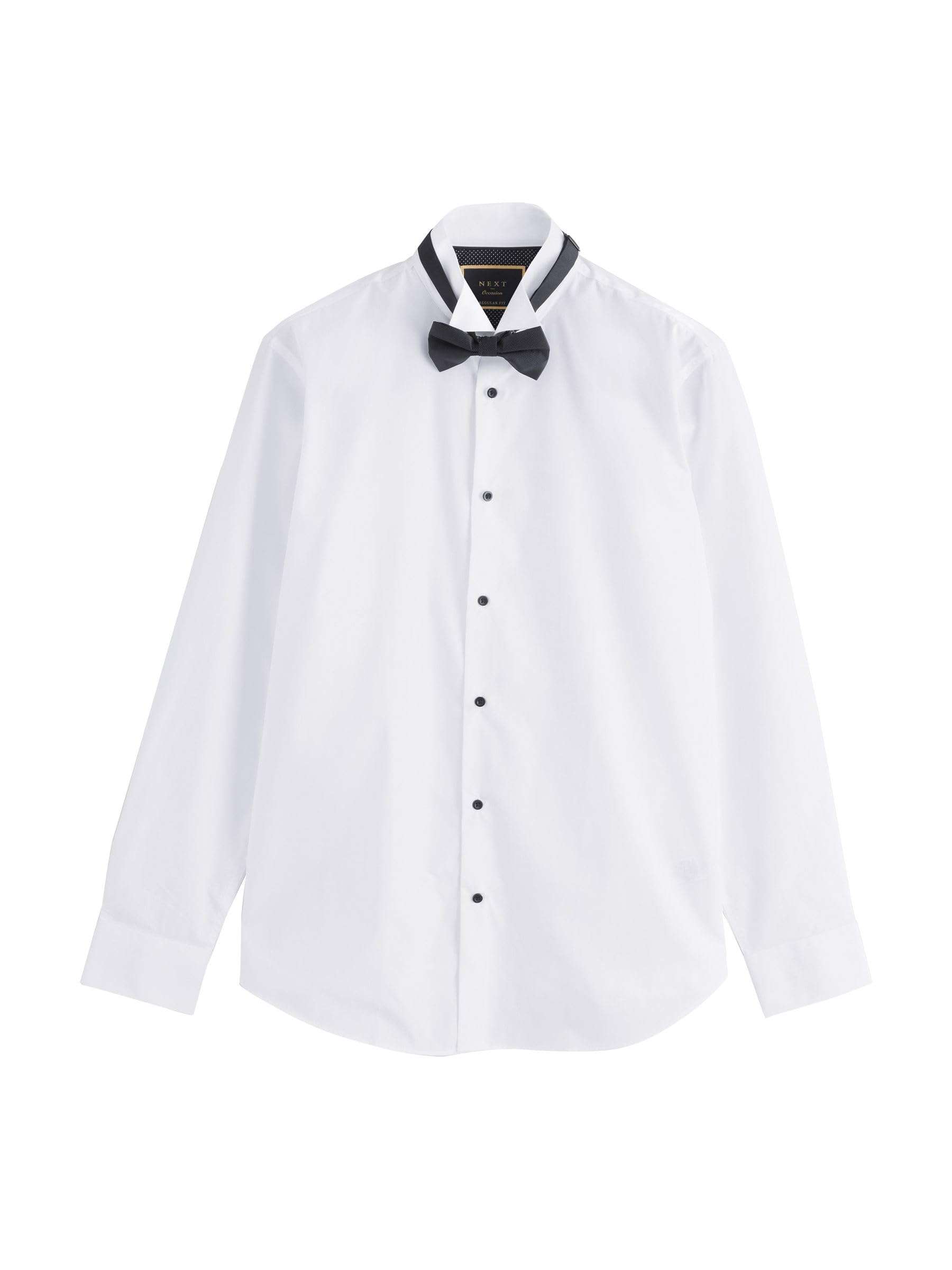 Next Camicia con Polsino Singolo camicia uomo regular papillon coordinato