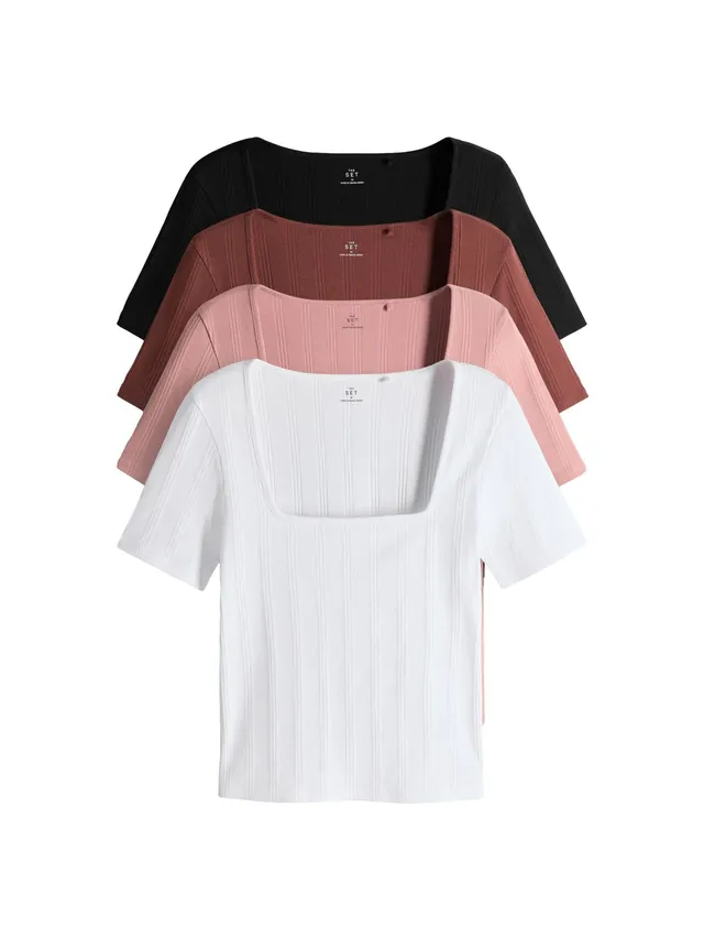 Geo Next The Set t-shirt coste donna 4 pezzi