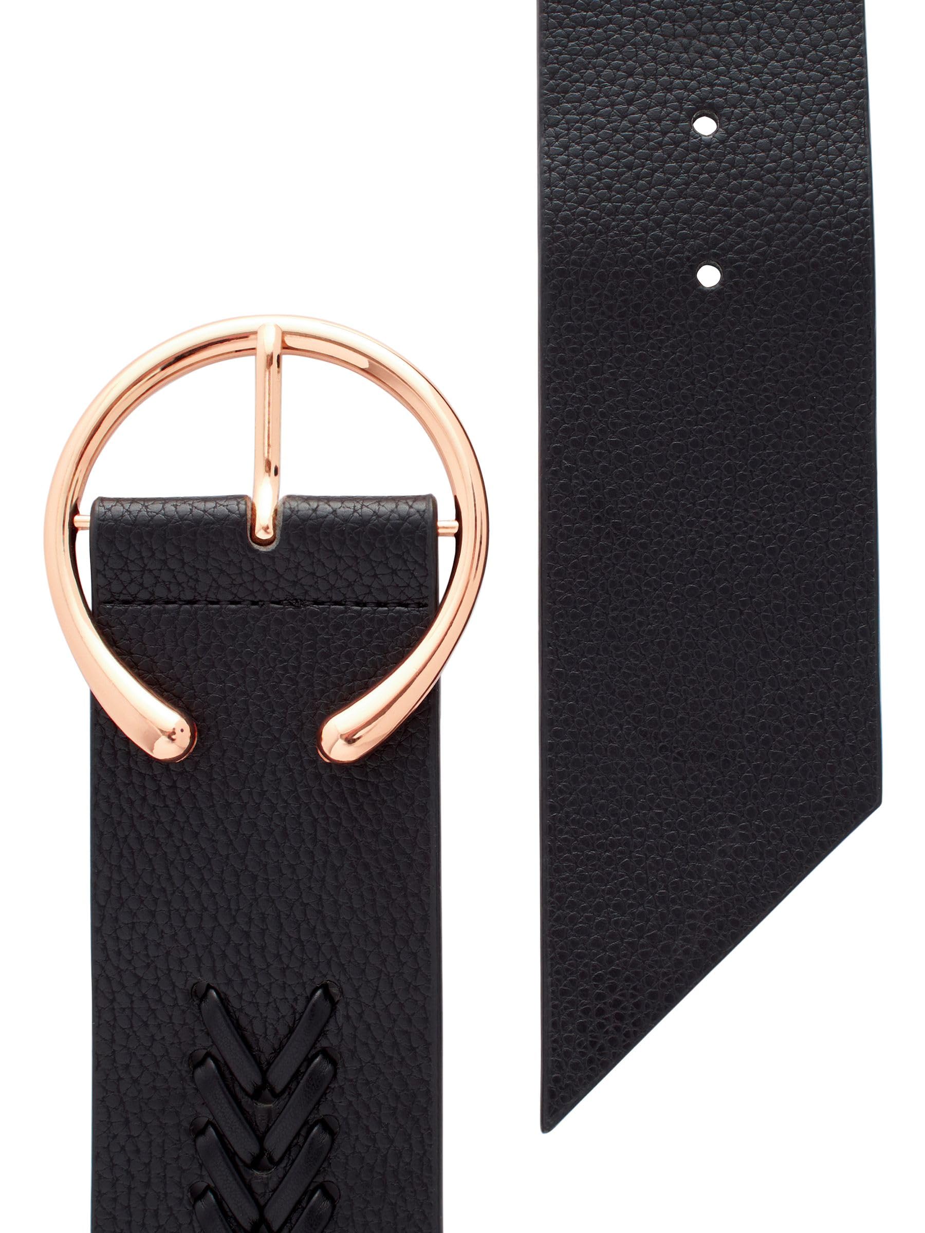 Next cintura larga intrecciata donna nera taglia S