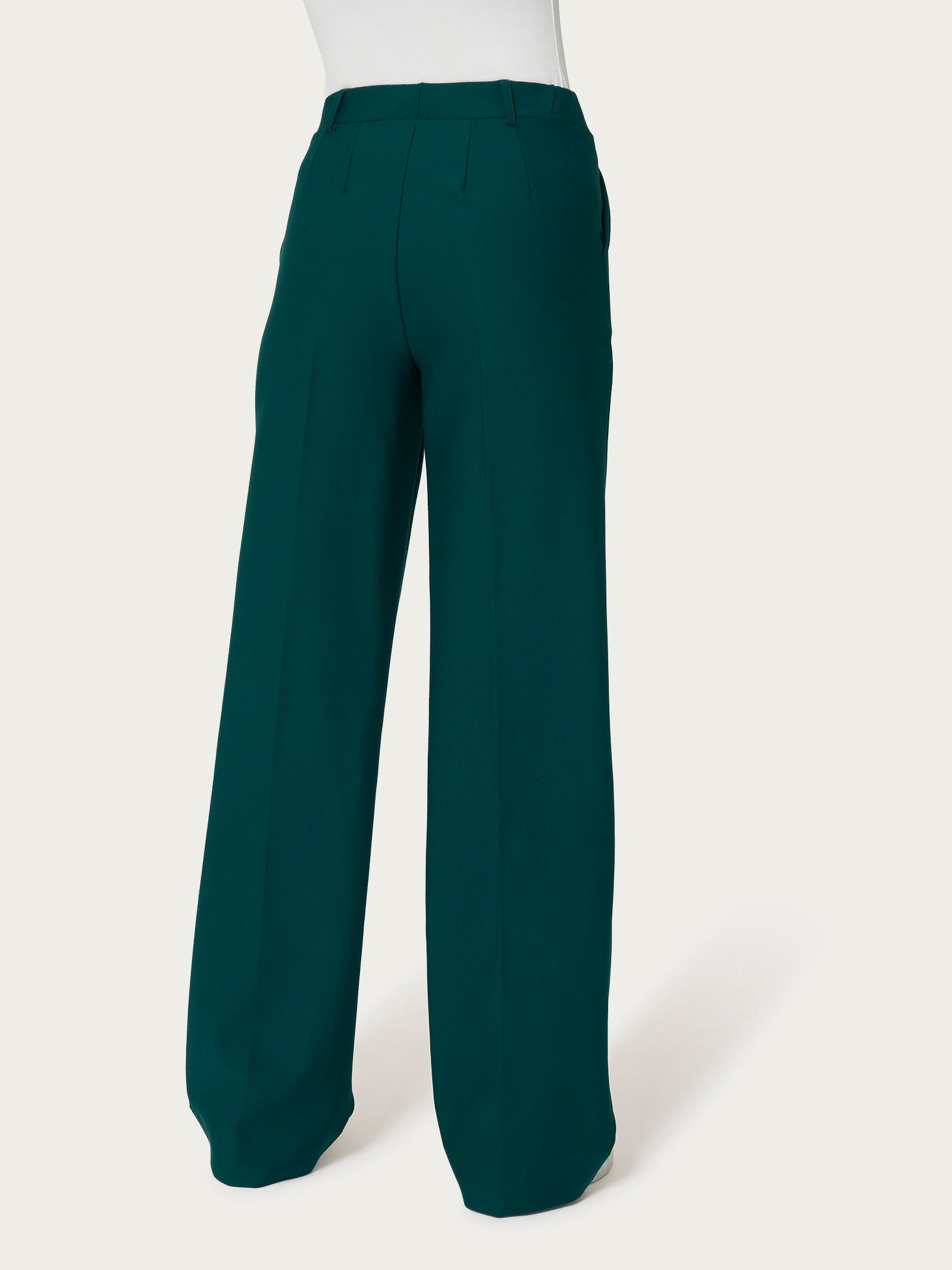 Ragno Compact Pantalone Palazzo Donna Rain Forest