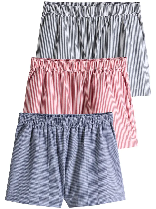 Geo Next The Set Boxer Shorts Donna 3 Pezzi Cotone