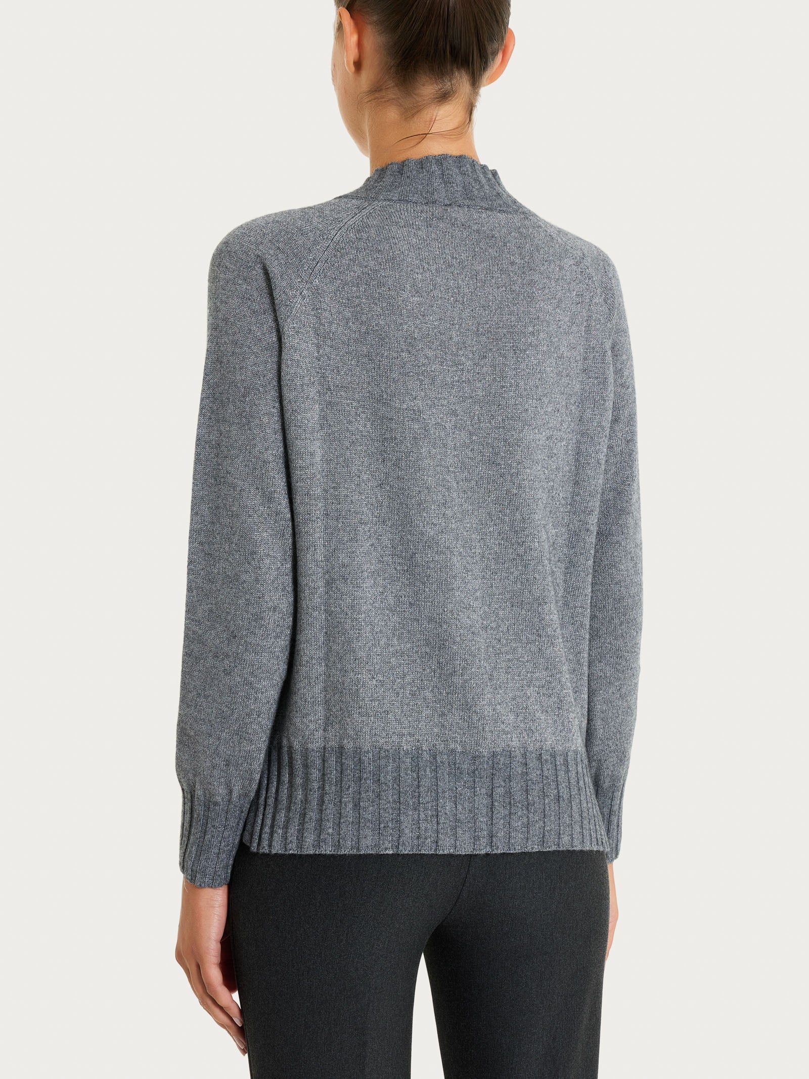 Ragno Four Seasons Cardigan corto Ferro Mel lurex