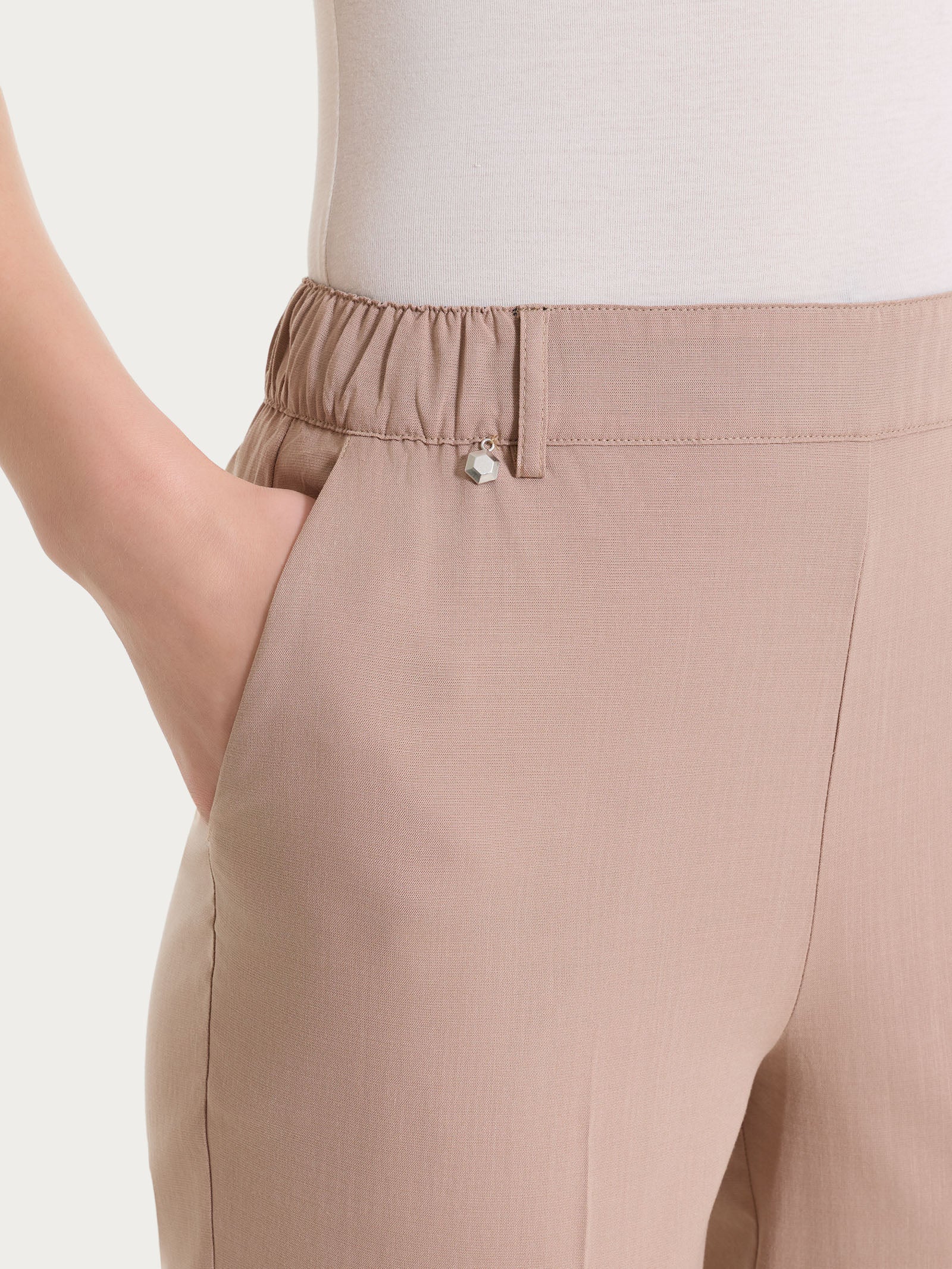 Ragno Super Natural pantalone chino Warm Taupe